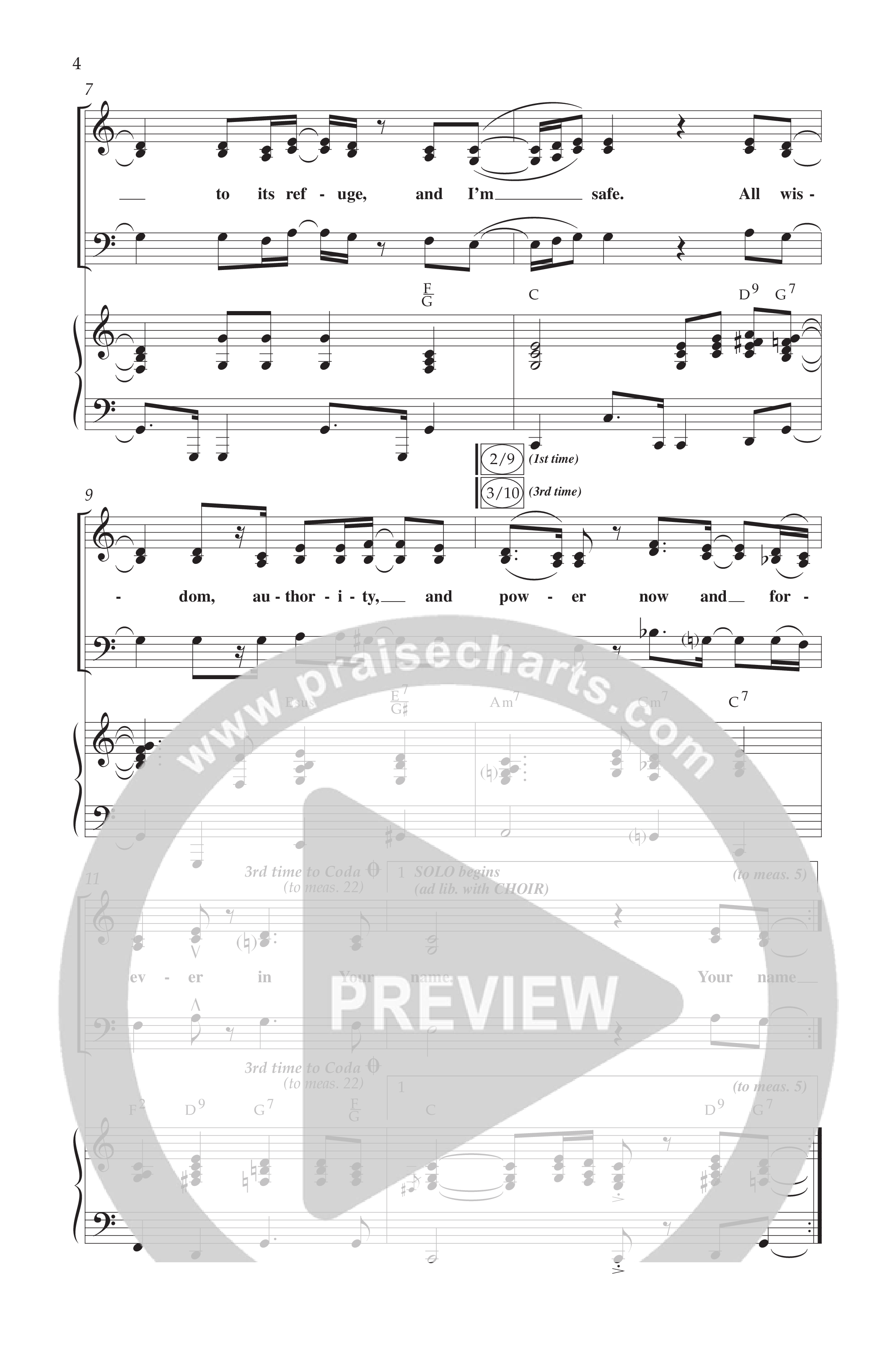 Your Name Is (Choral Anthem SATB) Anthem (SATB/Piano) (Lifeway Choral / Arr. Dave Williamson)