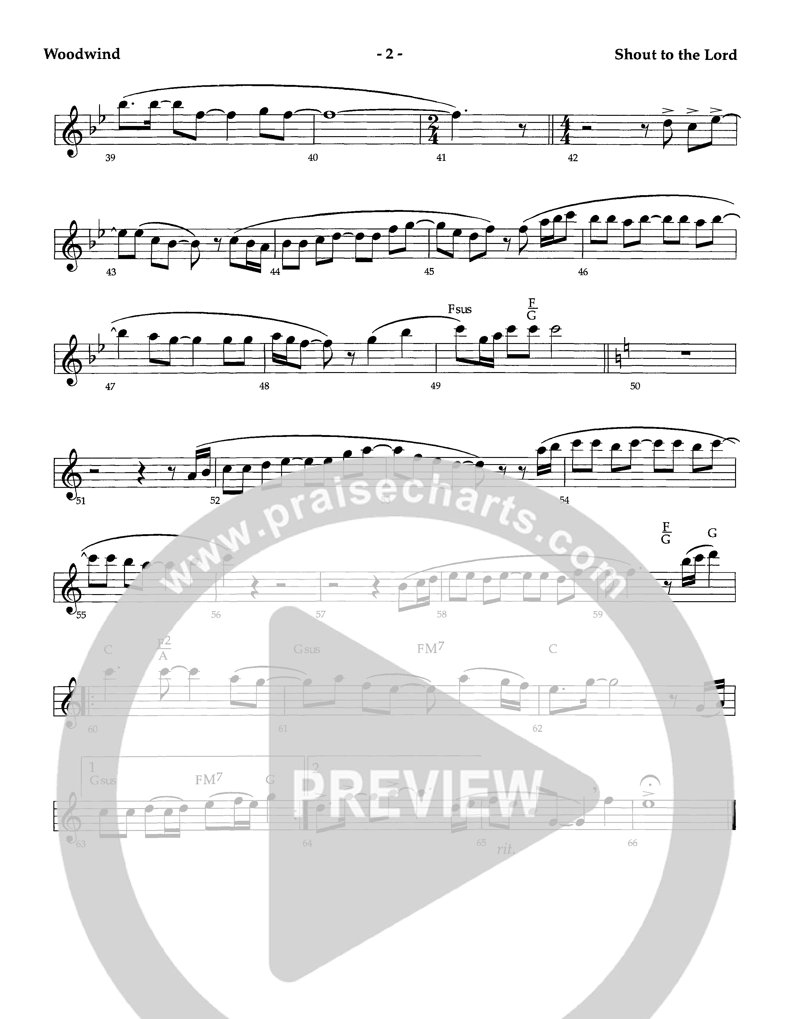 Shout To The Lord (Instrumental) Winds (Lifeway Worship / Arr. Richard Kingsmore)