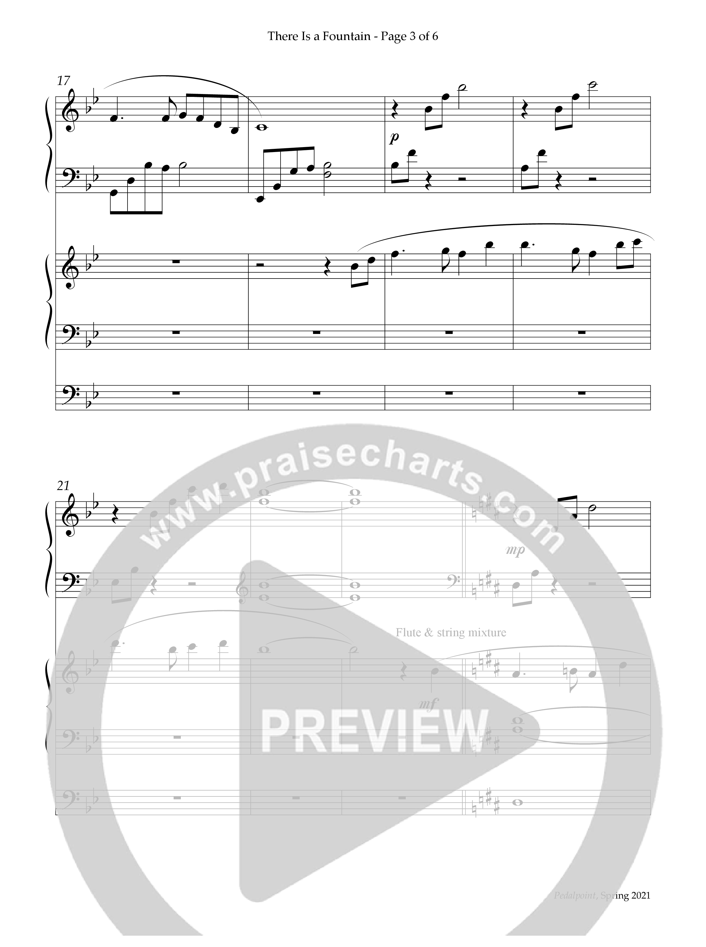 There Is A Fountain (Instrumental) Piano-Organ (Lifeway Worship / Arr. Phillip Keveren)