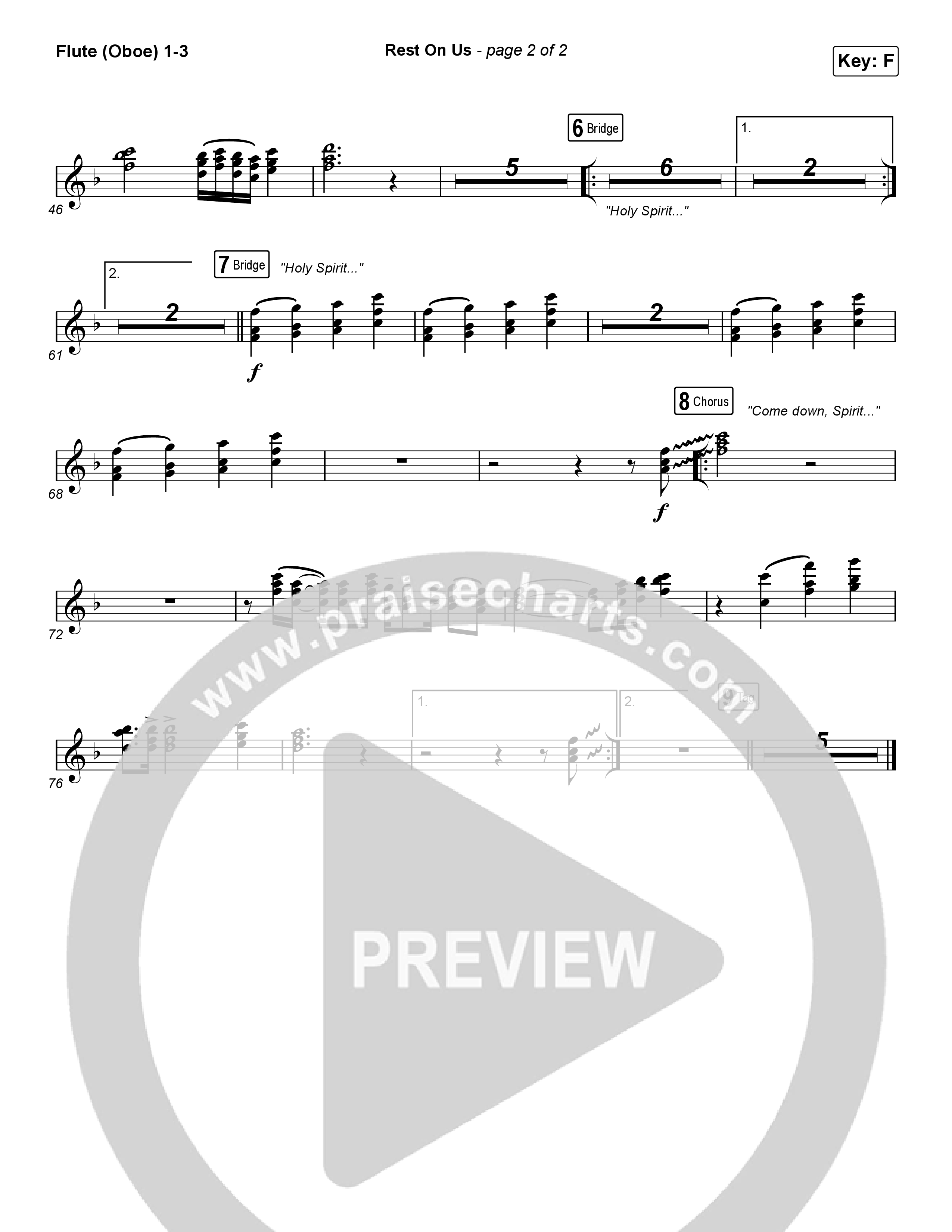 Rest On Us (Worship Choir/SAB) Wind Pack (Maverick City Music / UPPERROOM / Brandon Lake / Eniola Abioye / Arr. Luke Gambill)