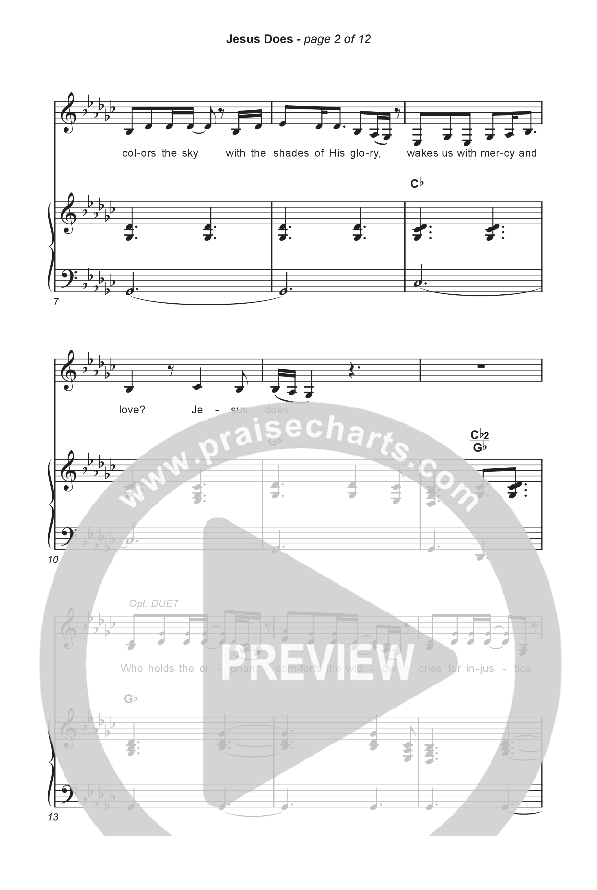 Jesus Does (Choral Anthem SATB) Octavo (SATB & Pno) (We The Kingdom / Arr. Luke Gambill)