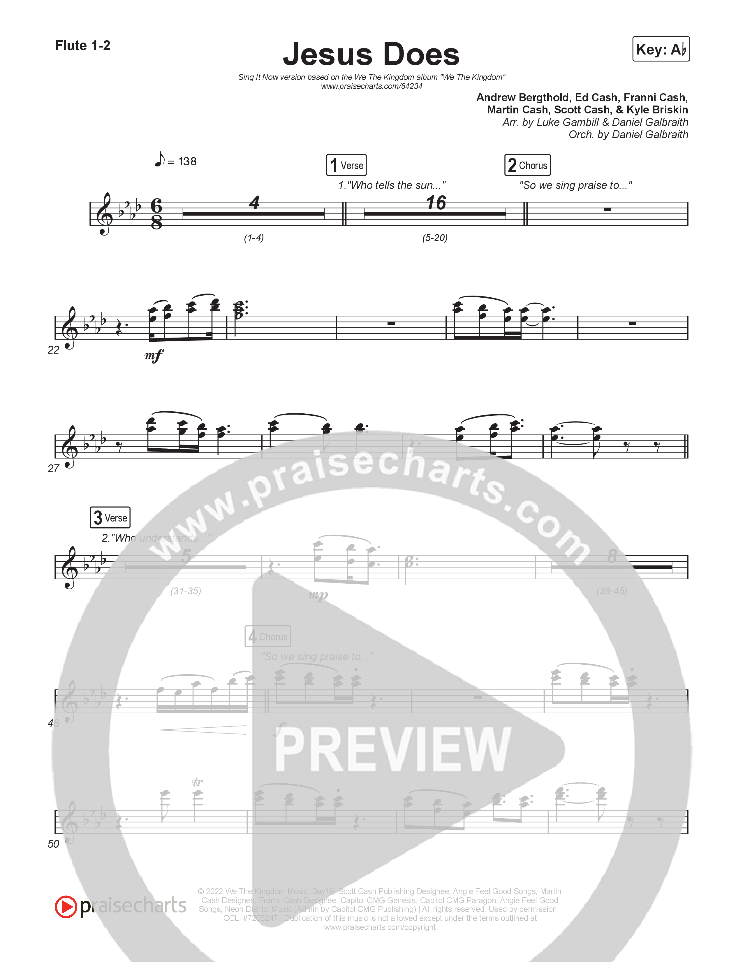 Jesus Does (Sing It Now) Wind Pack (We The Kingdom / Arr. Luke Gambill)