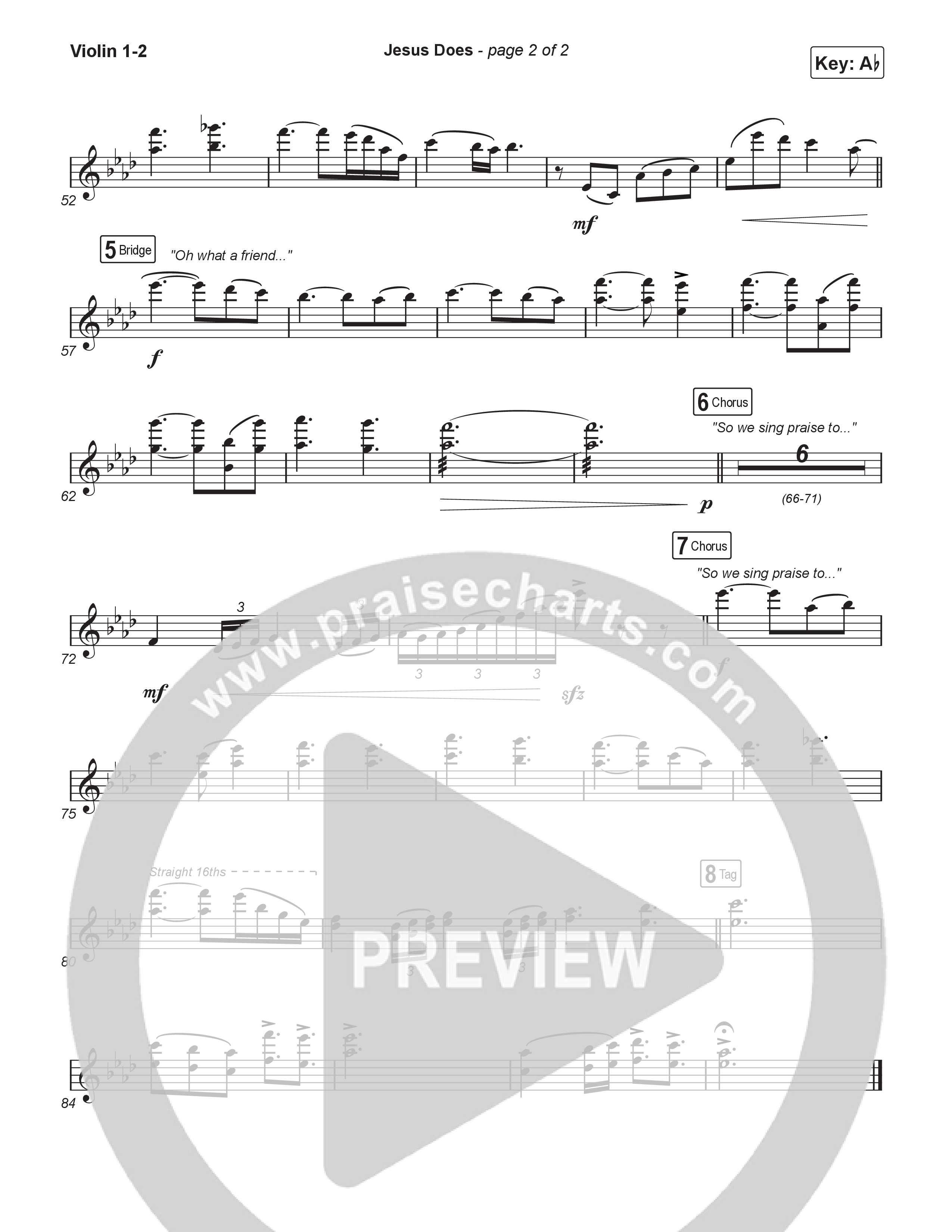 Jesus Does (Sing It Now) String Pack (We The Kingdom / Arr. Luke Gambill)