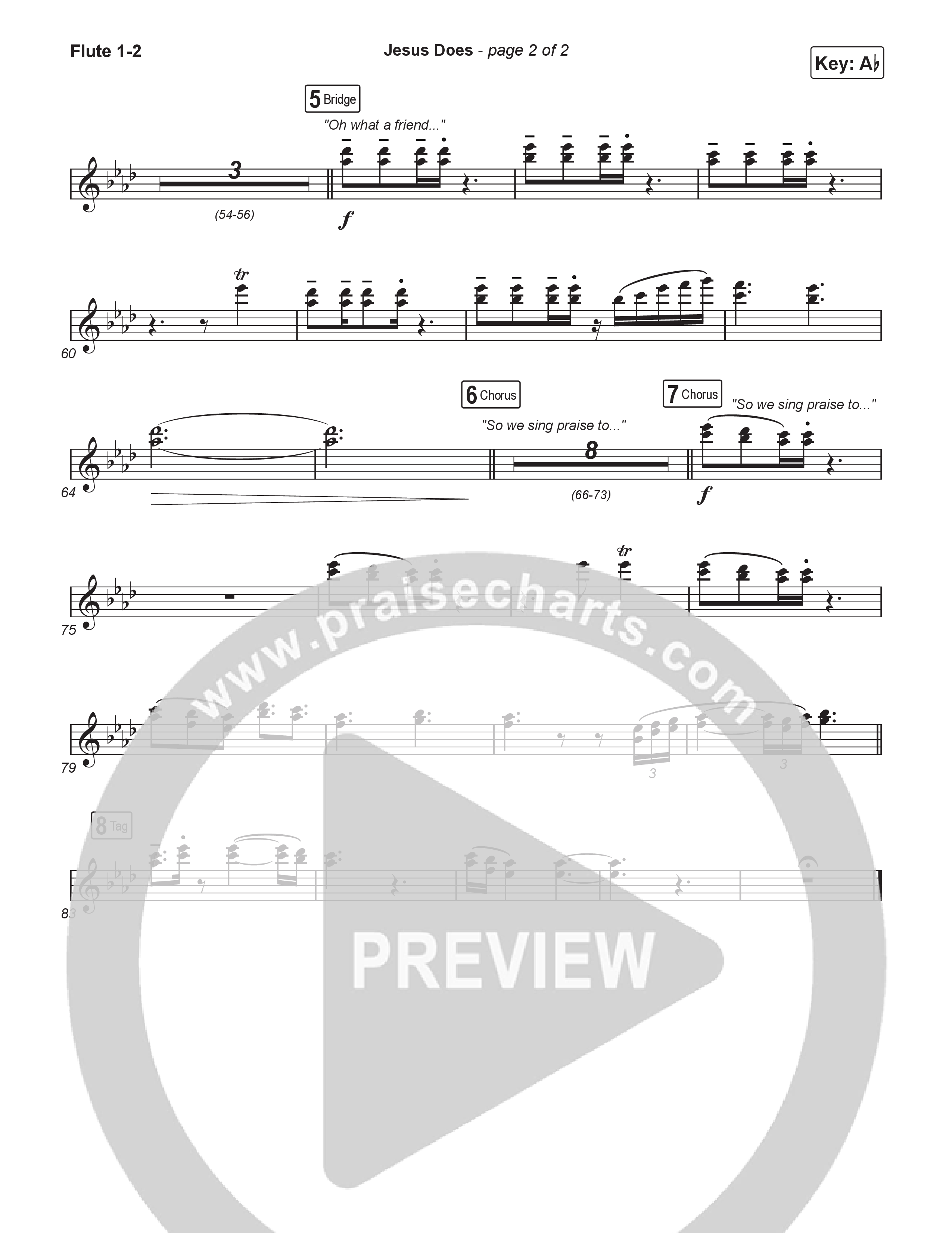 Jesus Does (Worship Choir/SAB) Wind Pack (We The Kingdom / Arr. Luke Gambill)