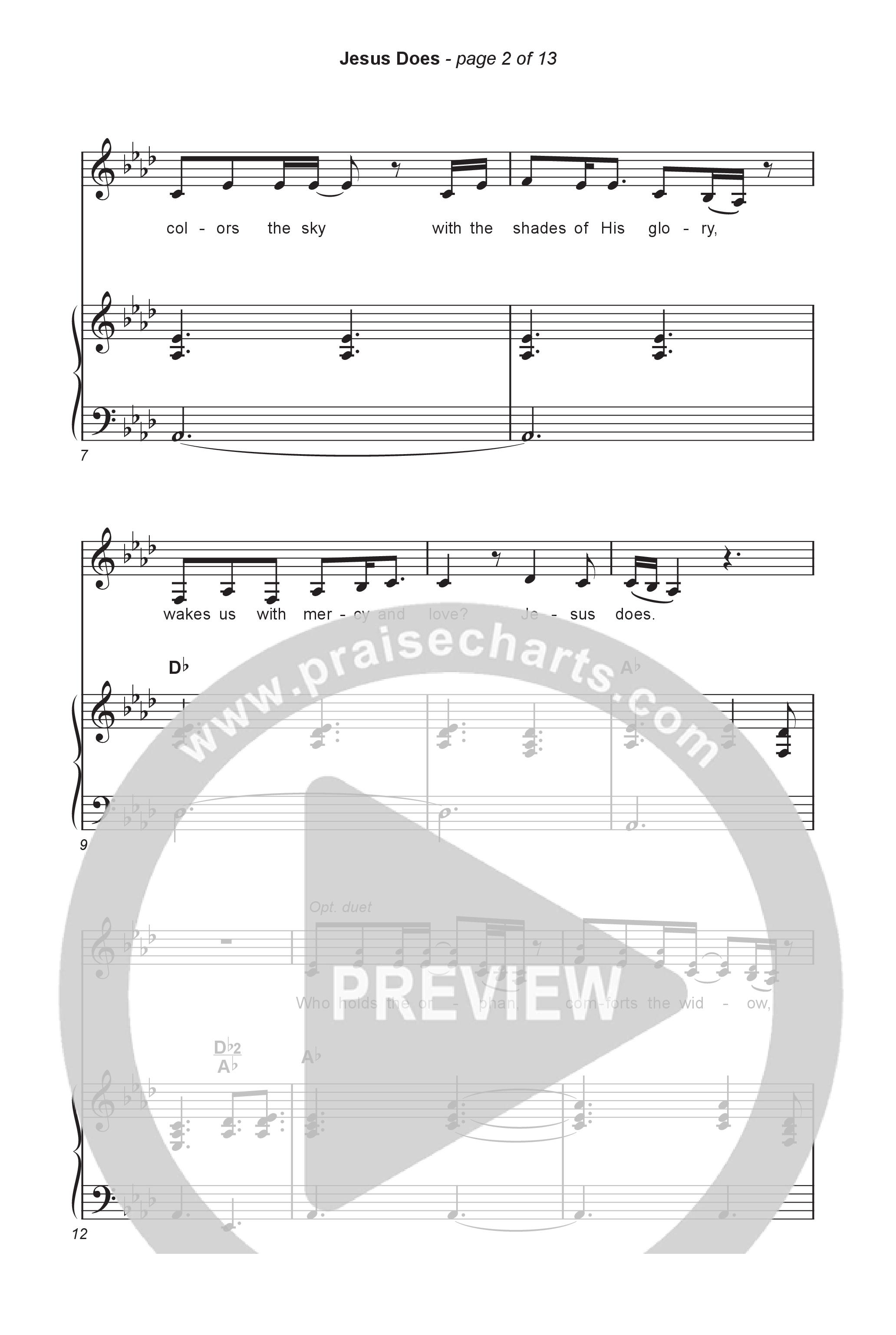 Jesus Does (Worship Choir/SAB) Octavo (SAB & Pno) (We The Kingdom / Arr. Luke Gambill)