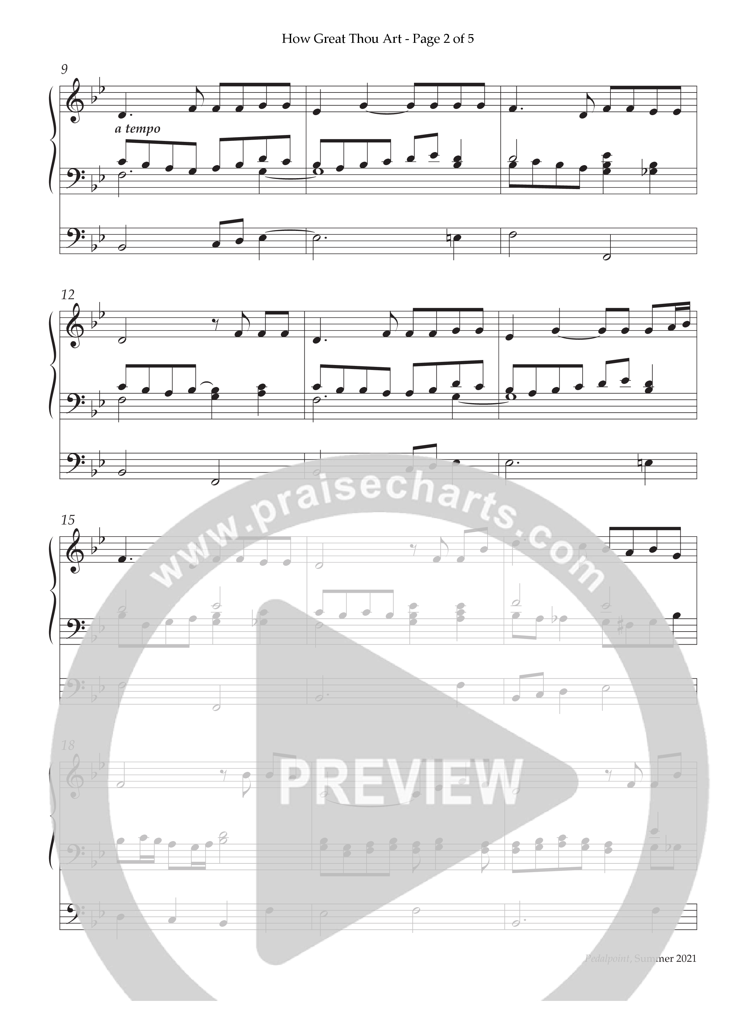 How Great Thou Art (Instrumental) Organ (Lifeway Worship / Arr. Sandy Wilkinson)