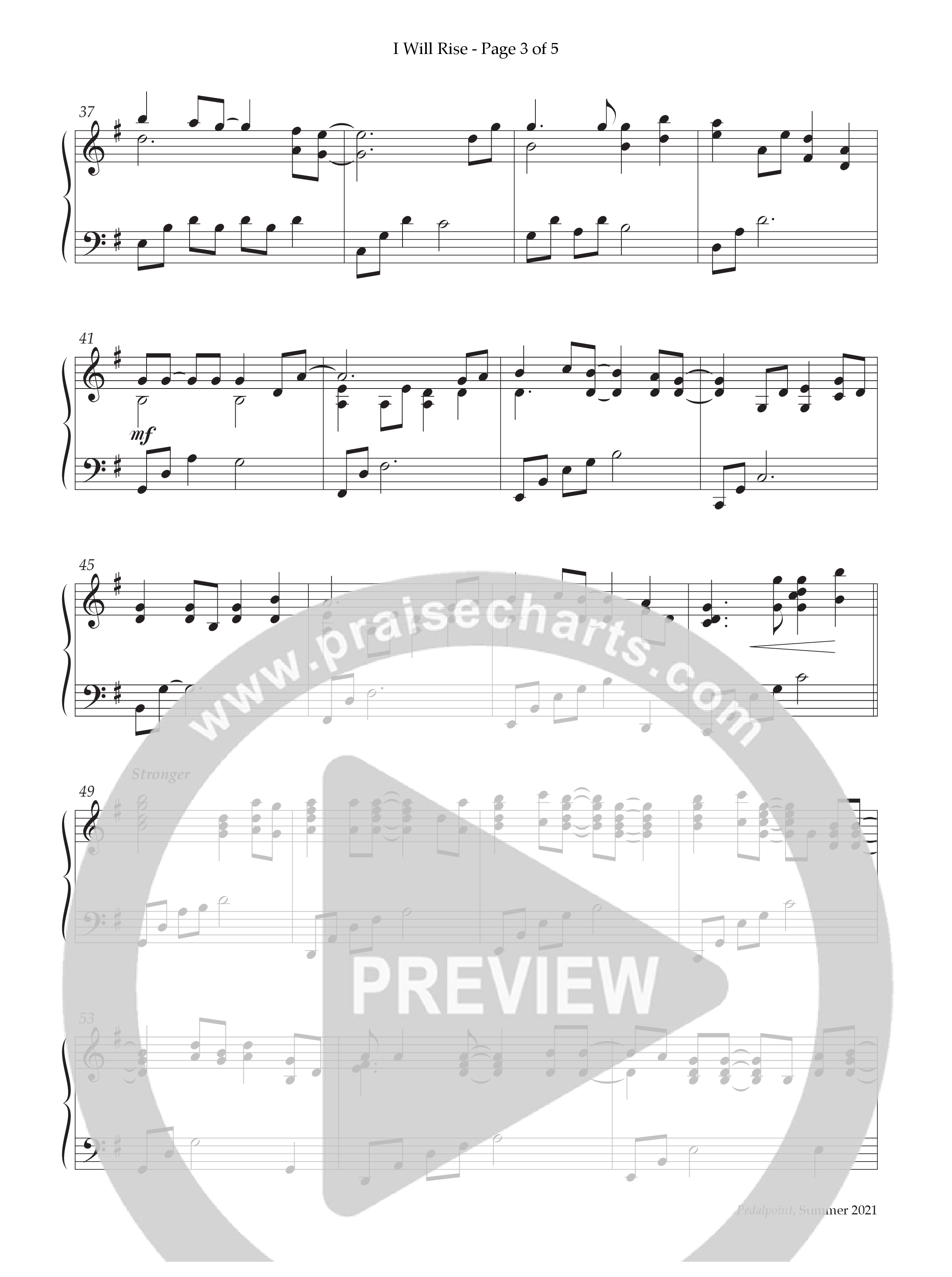 I Will Rise (Instrumental) Piano Solo (Lifeway Worship / Arr. Richard Kingsmore)
