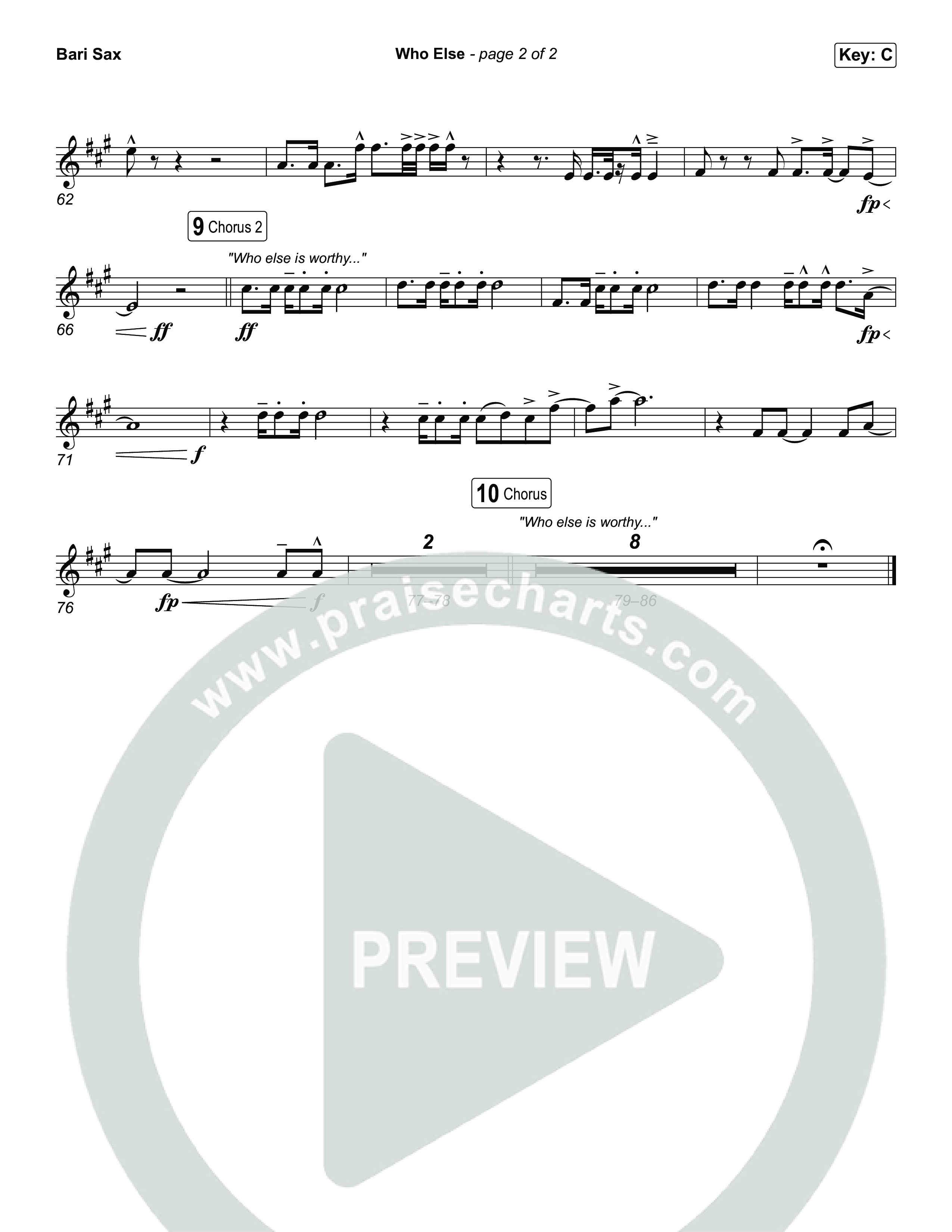 Who Else Bari Sax (GATEWAY / Zac Rowe / Worship Together)