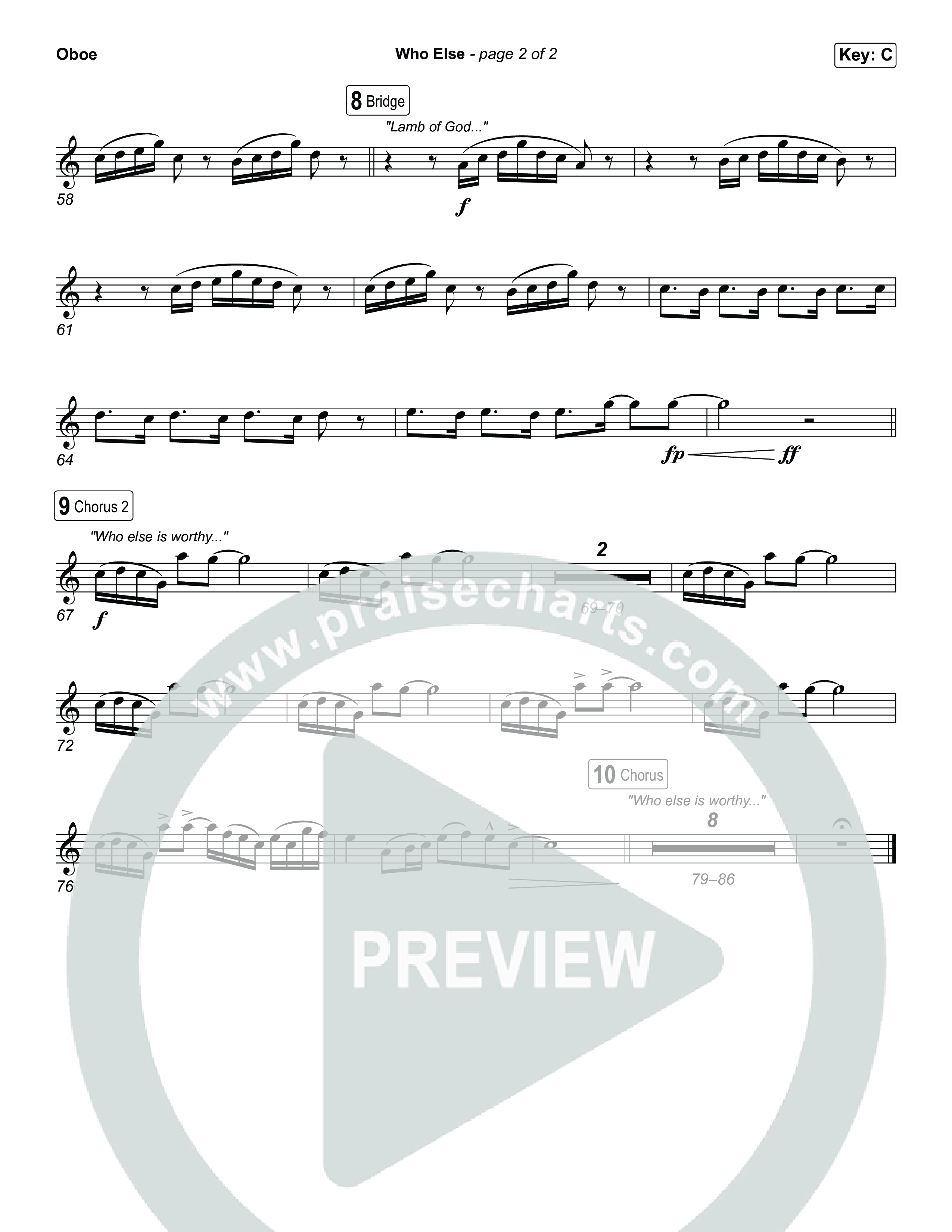 Who Else Oboe (GATEWAY / Zac Rowe / Worship Together)