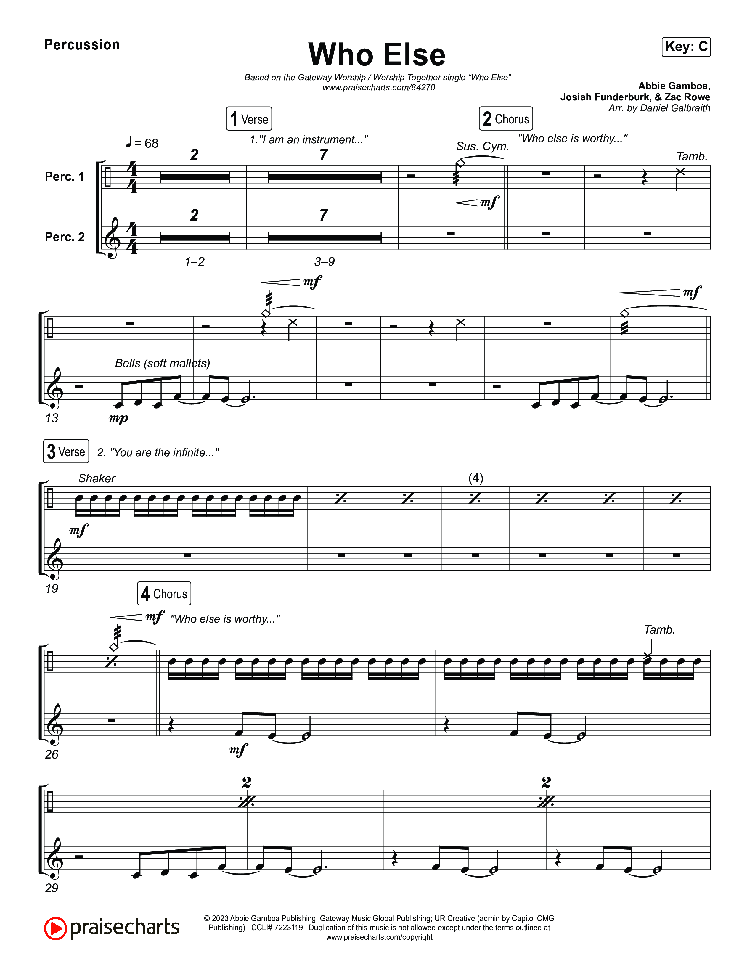 Who Else Percussion (GATEWAY / Zac Rowe / Worship Together)