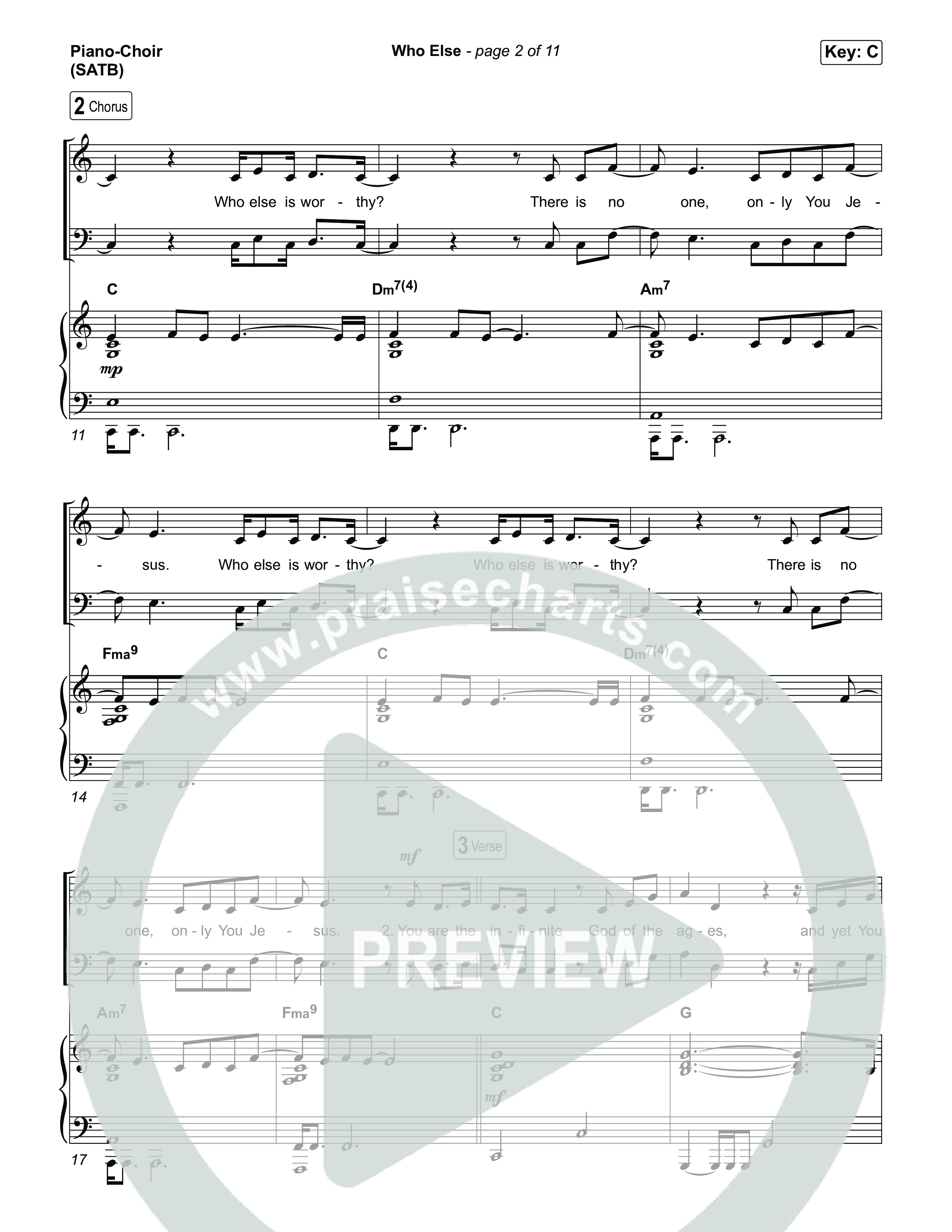 Who Else Piano/Vocal Pack (GATEWAY / Zac Rowe / Worship Together)