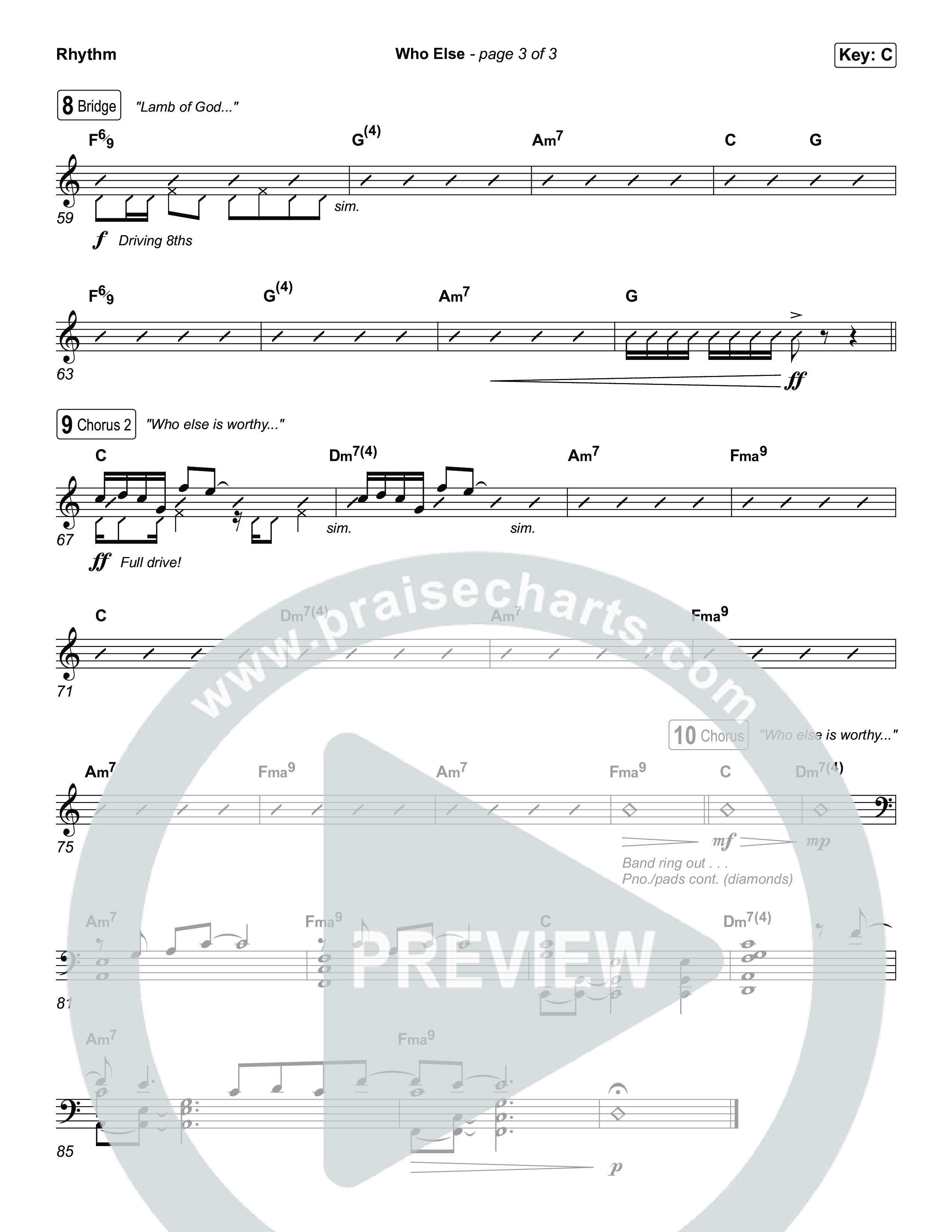 Who Else Rhythm Pack (GATEWAY / Zac Rowe / Worship Together)