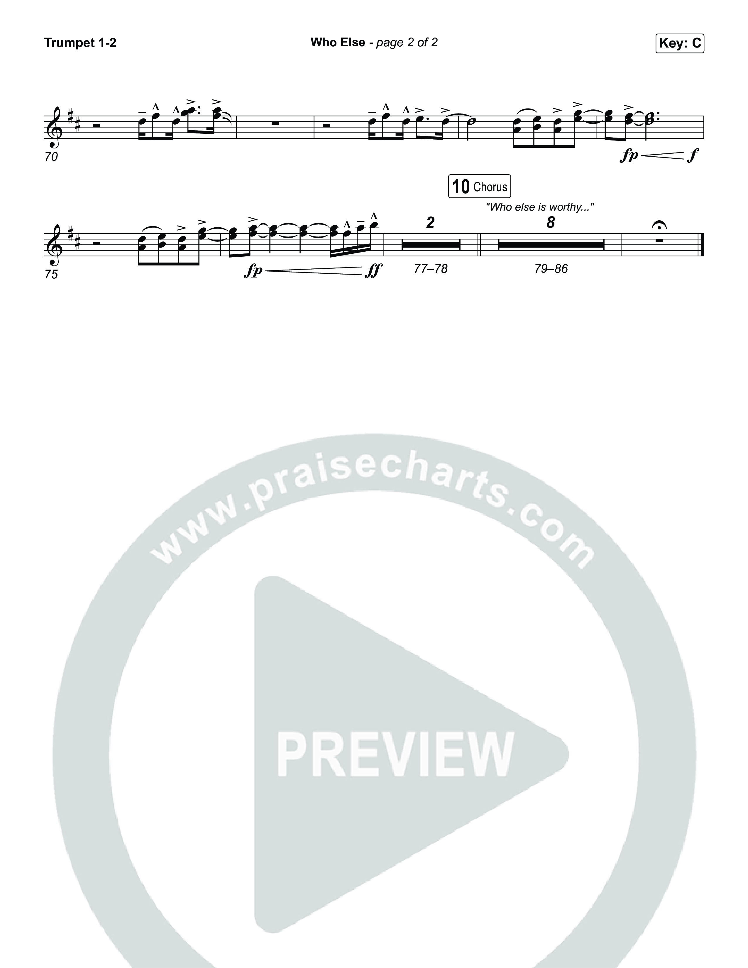 Who Else Trumpet 1,2 (GATEWAY / Zac Rowe / Worship Together)