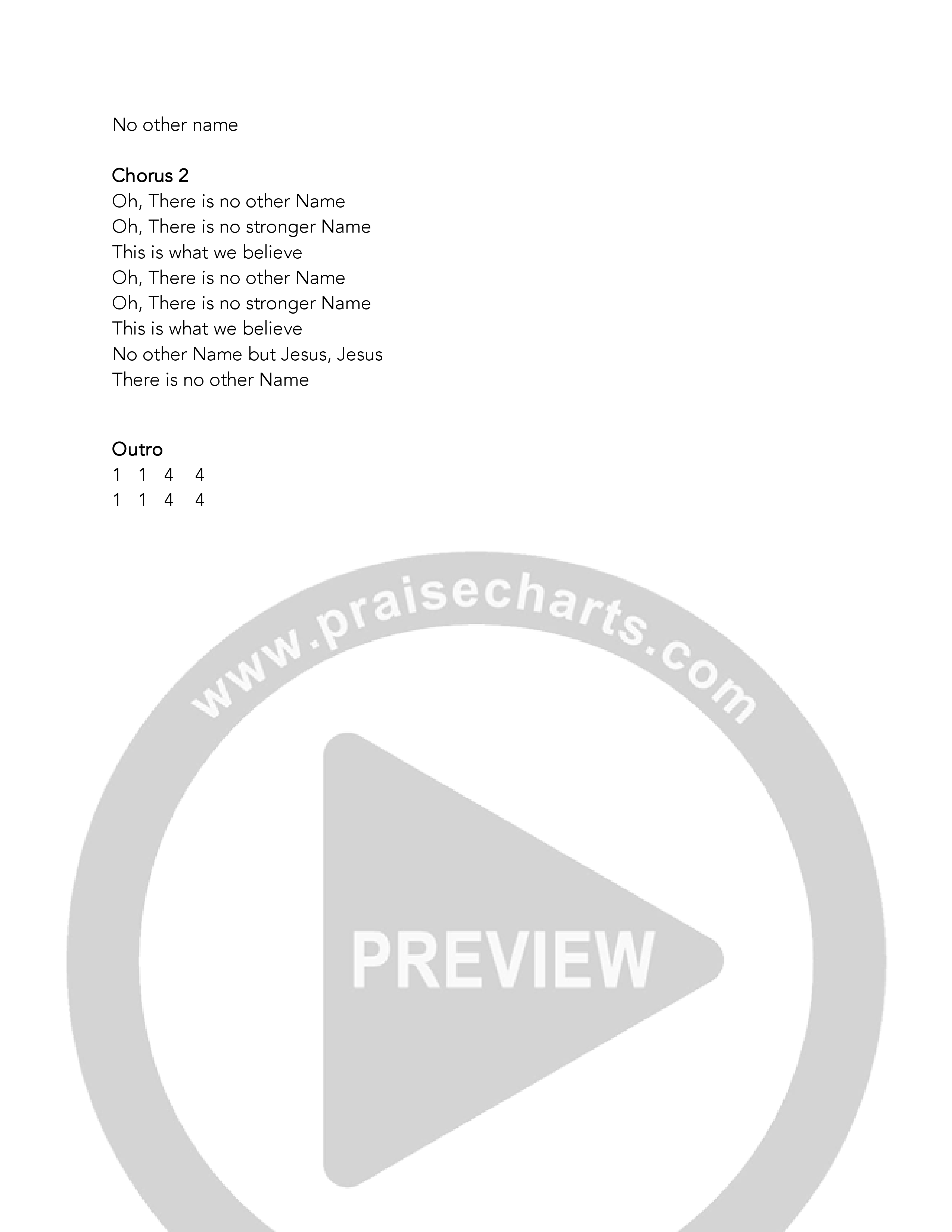 What We Believe Chord Chart (Eagle Brook Music)