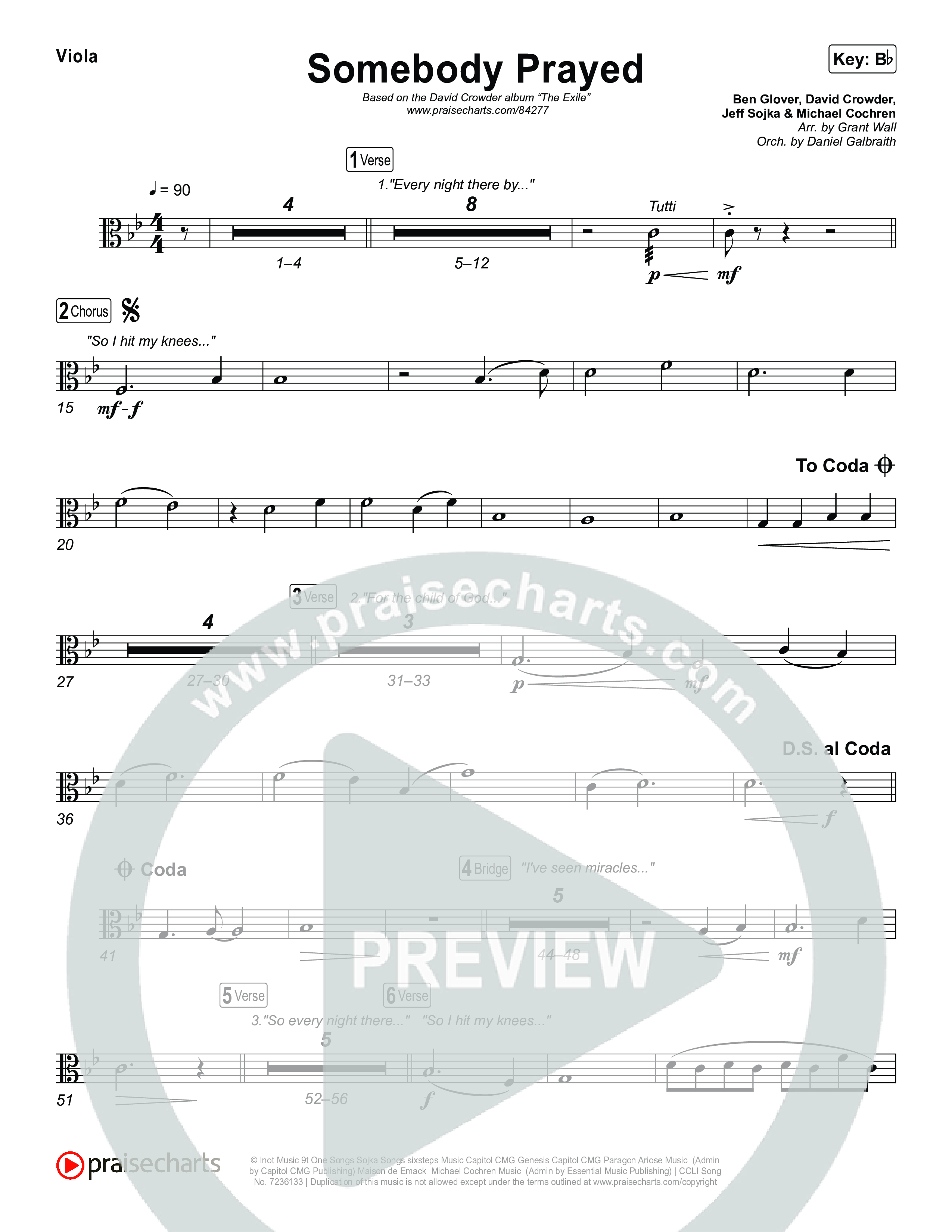 Somebody Prayed String Pack (Crowder)