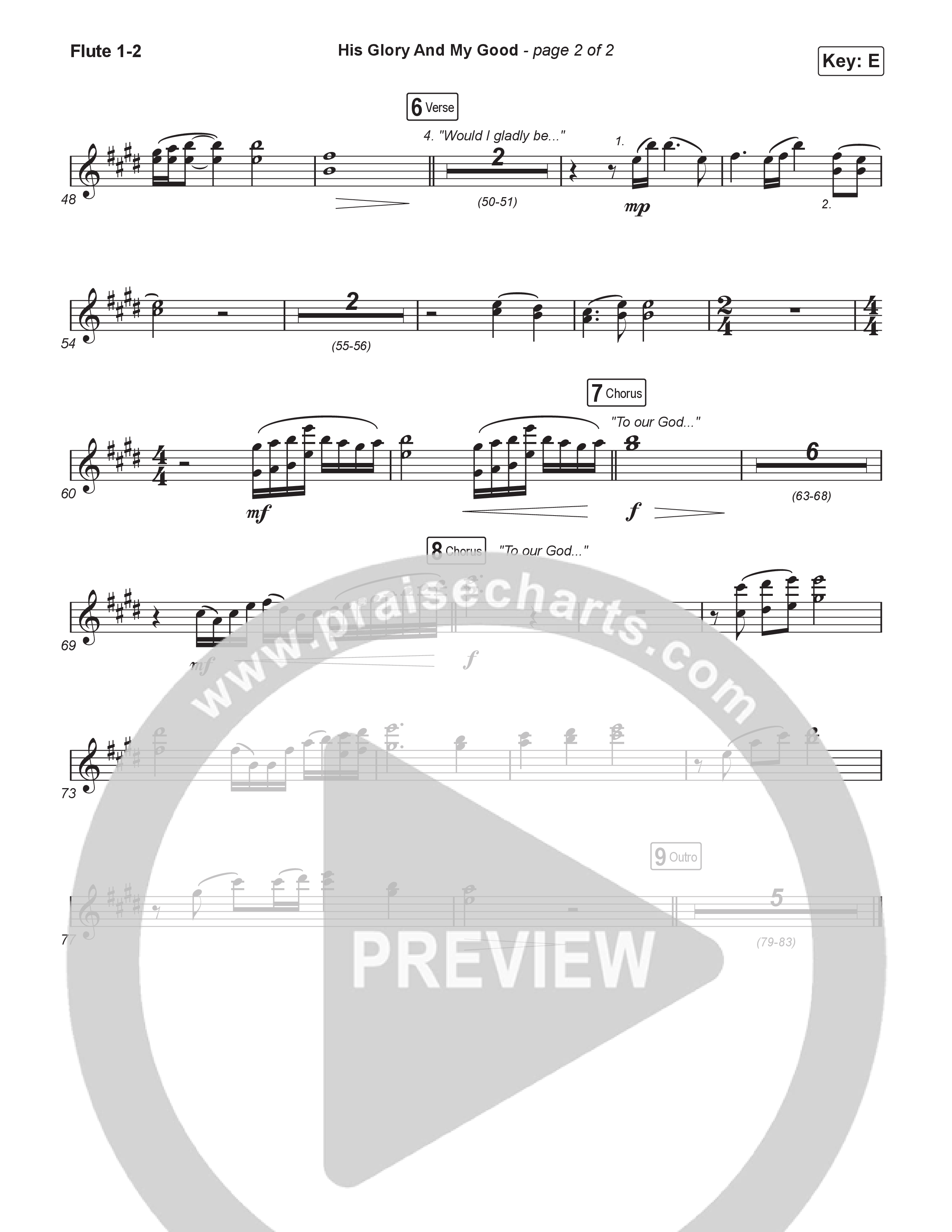 His Glory And My Good (Sing It Now) Wind Pack (CityAlight / Arr. Luke Gambill)