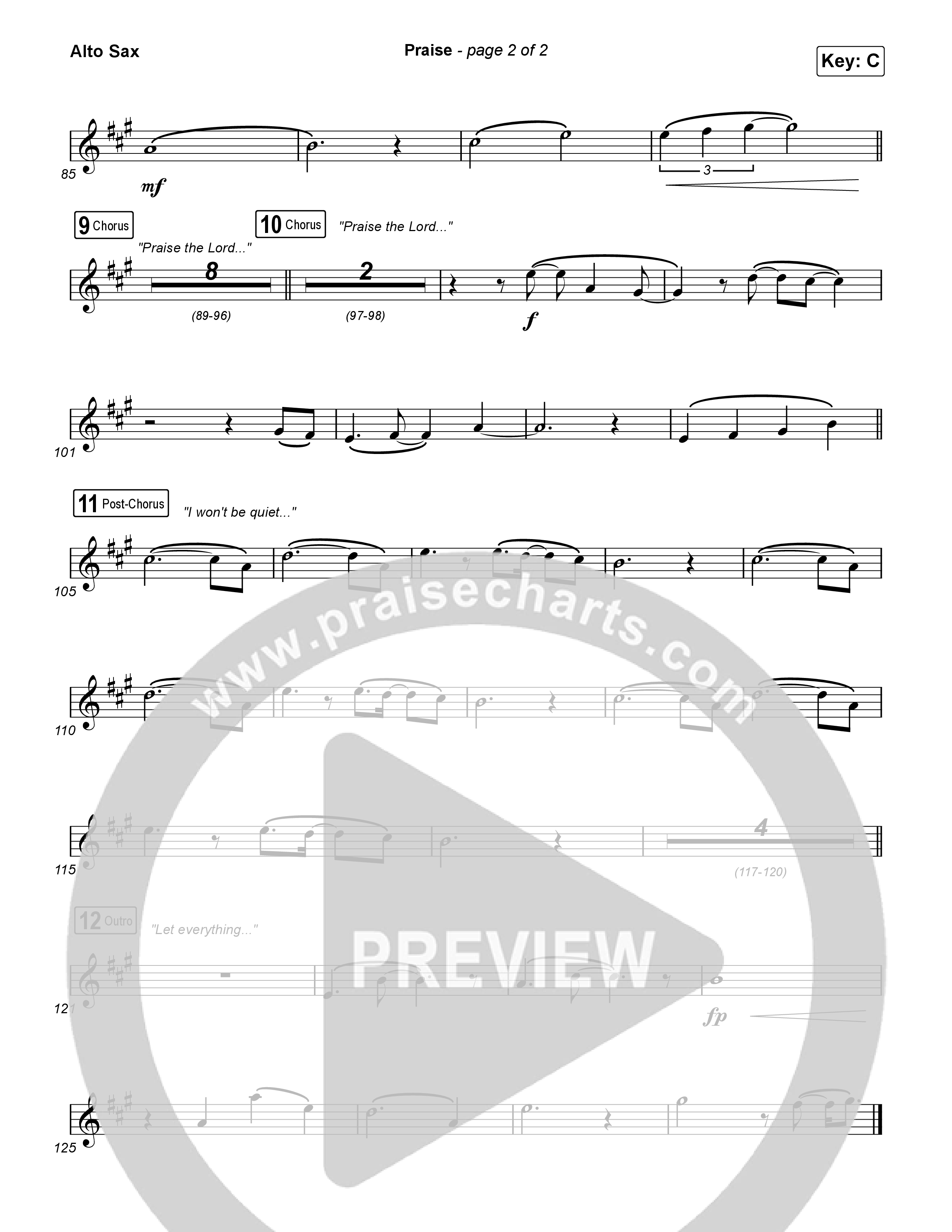 Praise (Choral/SATB) Sax Pack (Brooke Voland / Arr. Travis Cottrell / Orch. Mason Brown)