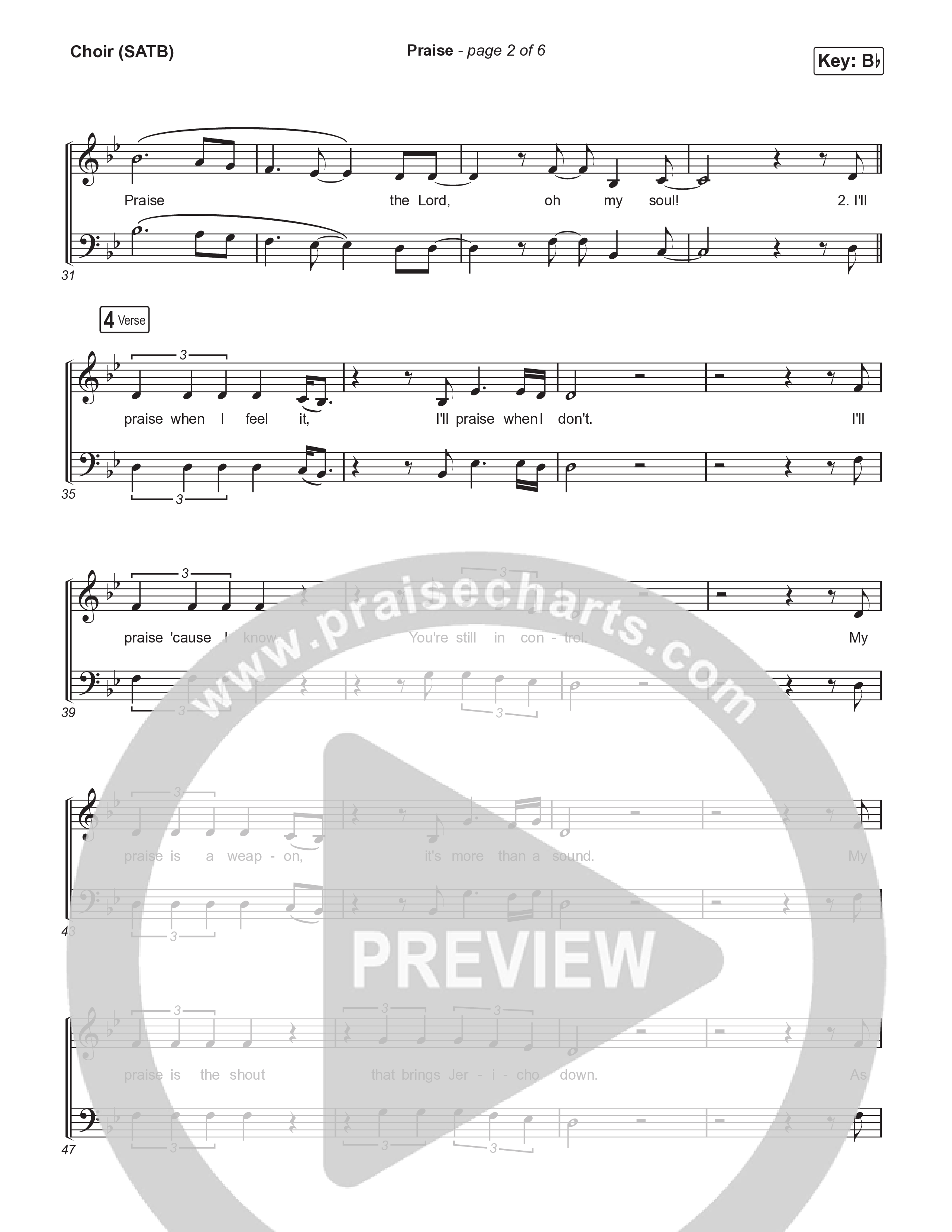 Praise (Choral/SATB) Choir Sheet (SATB) (Brooke Voland / Arr. Travis Cottrell / Orch. Mason Brown)