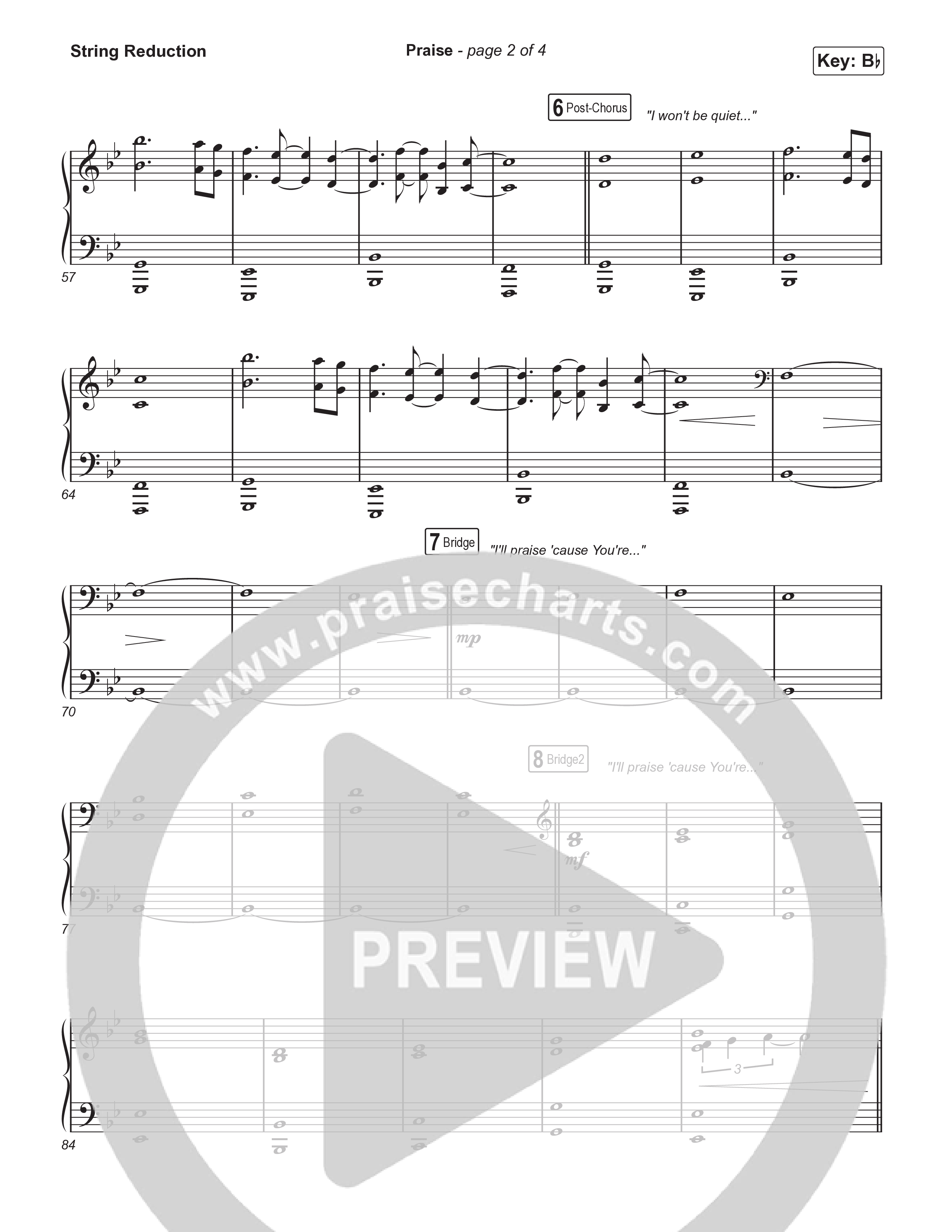 Praise (Choral/SATB) String Reduction (Brooke Voland / Arr. Travis Cottrell / Orch. Mason Brown)