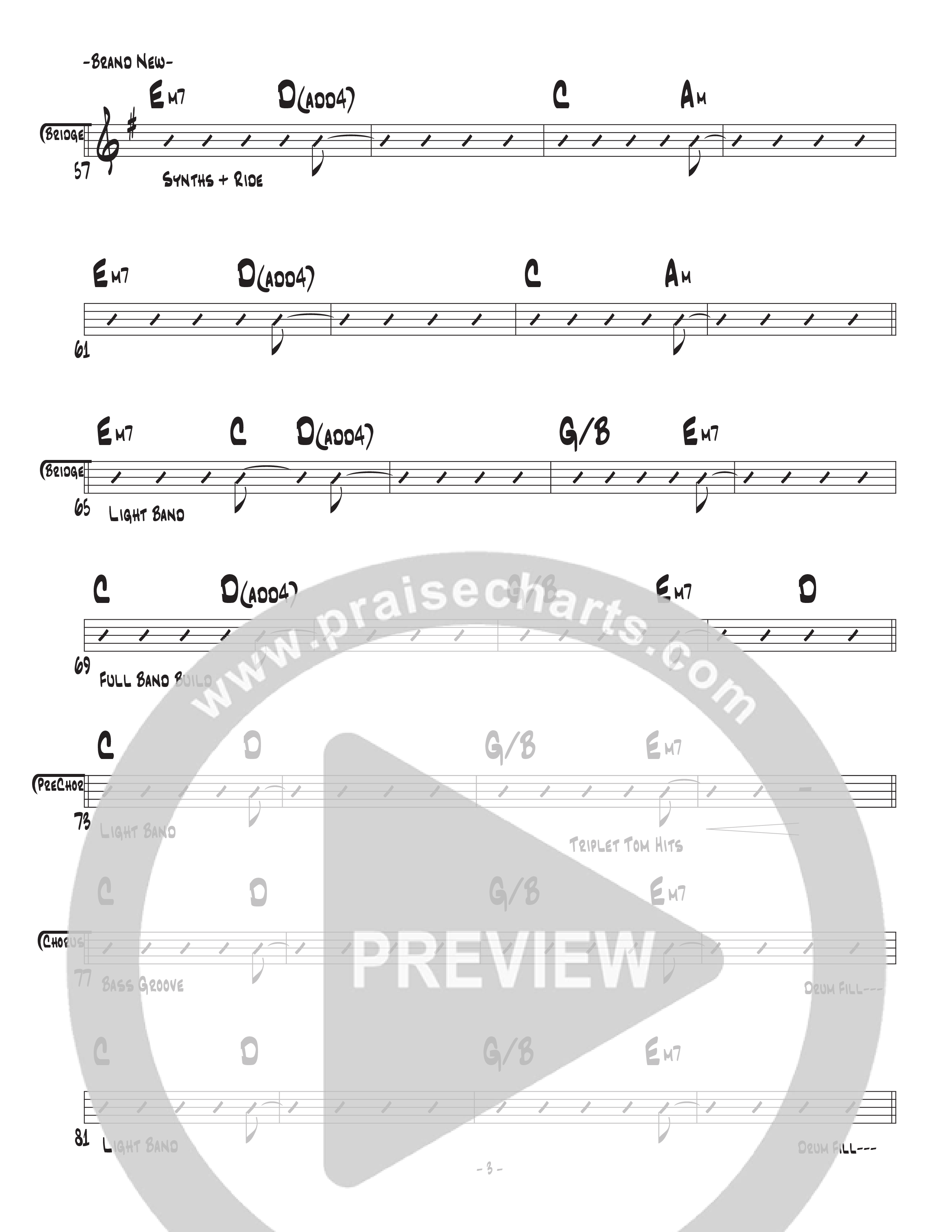 Brand New Rhythm Chart (Central Live)