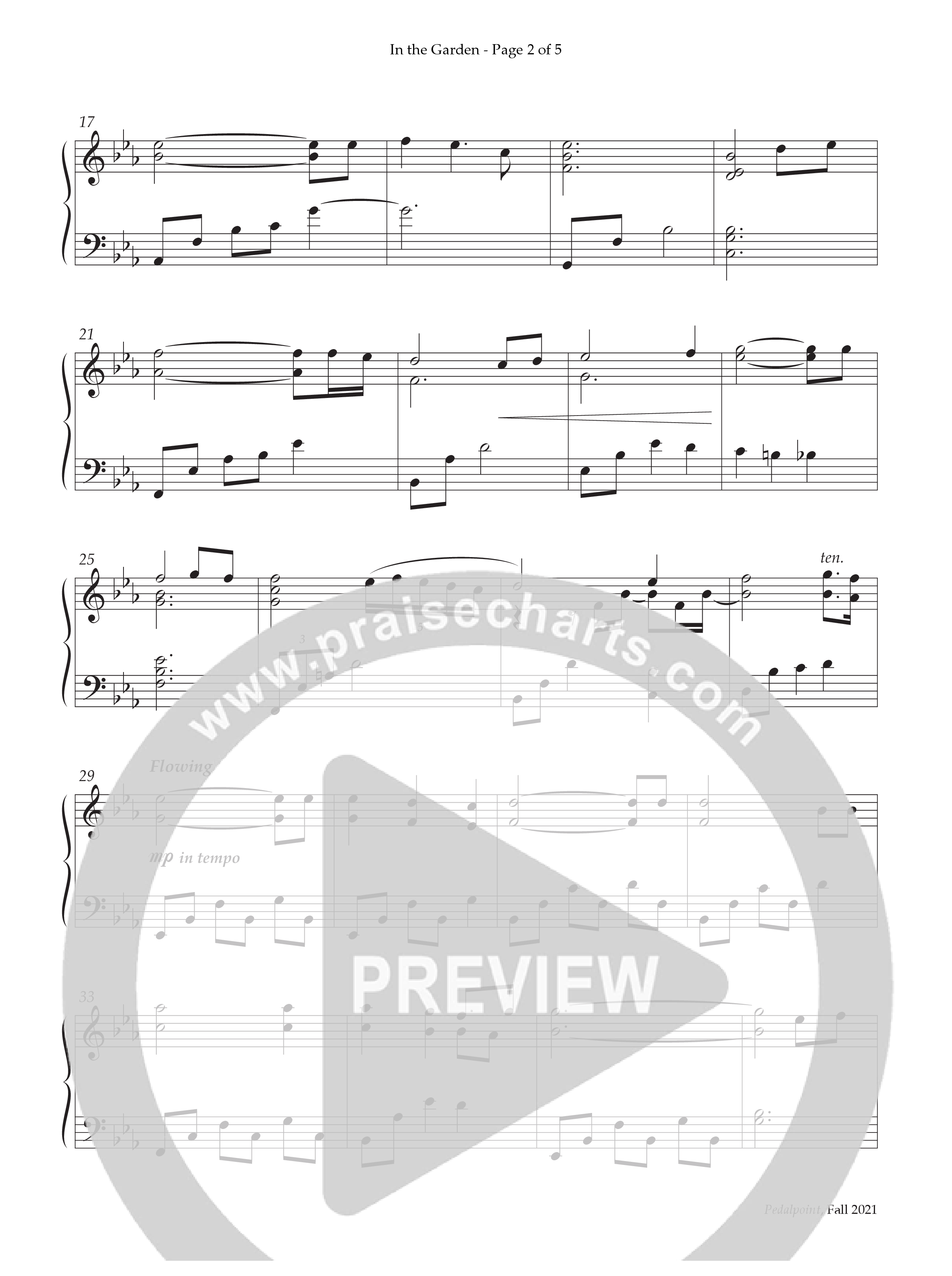 In The Garden (Instrumental) Piano Solo (Lifeway Worship / Arr. Bill Wolaver)