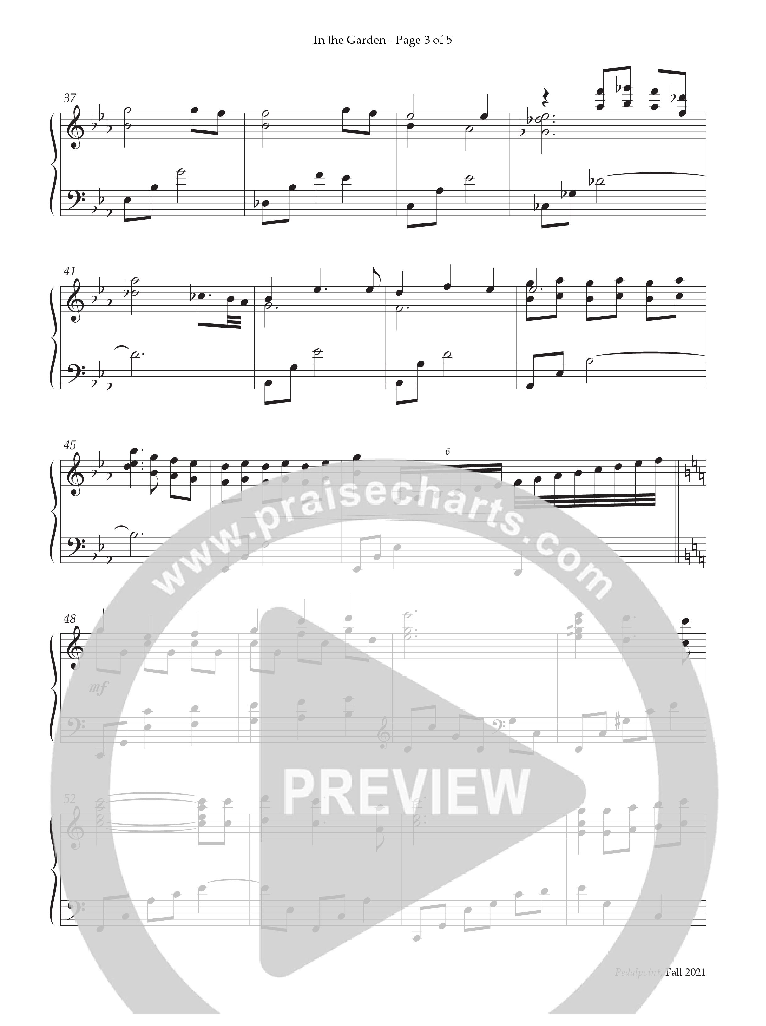 In The Garden (Instrumental) Piano Solo (Lifeway Worship / Arr. Bill Wolaver)