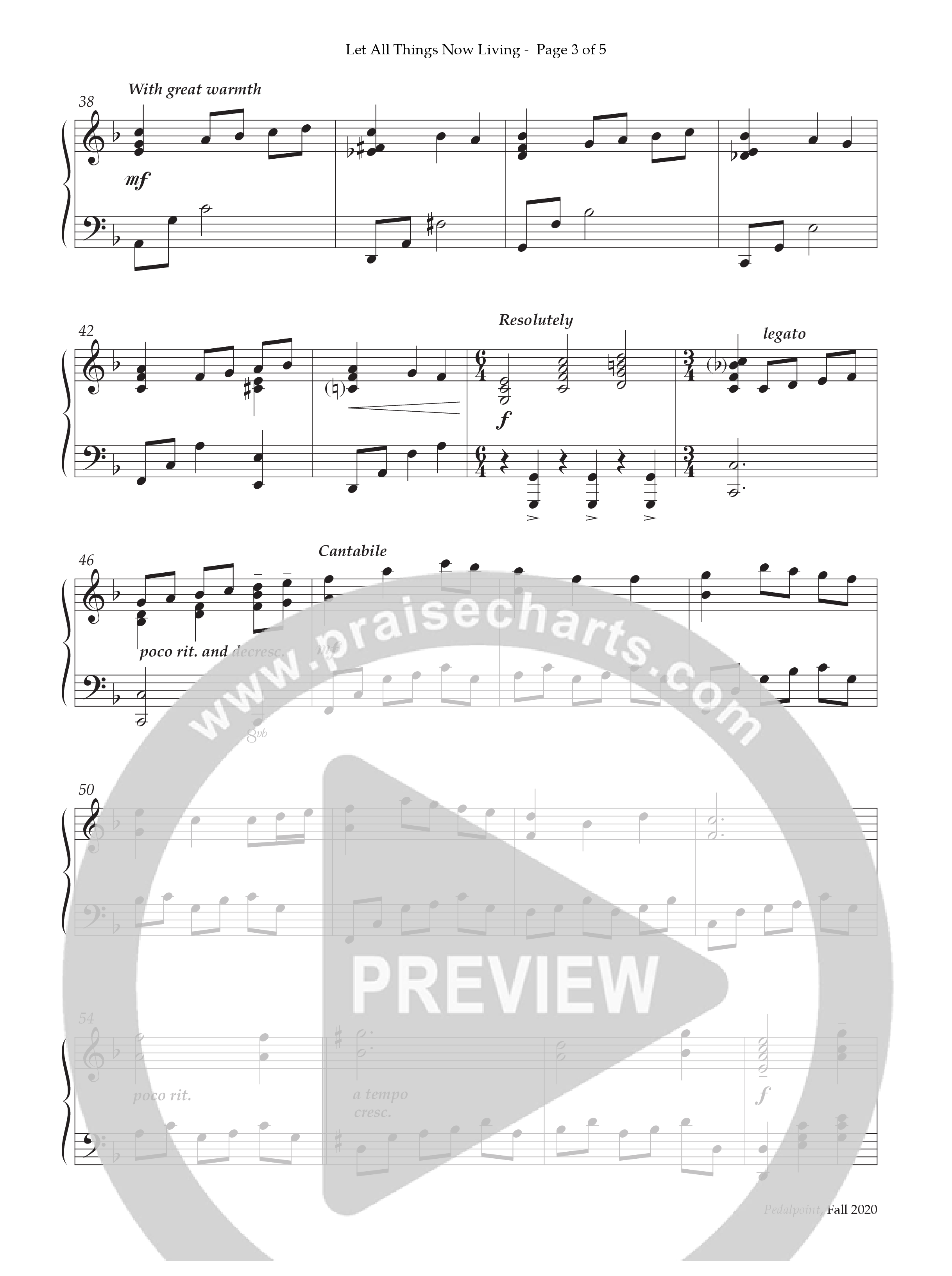 Let All Things Now Living (Instrumental) Piano Solo (Lifeway Worship / Arr. Crystal Davis Clay)