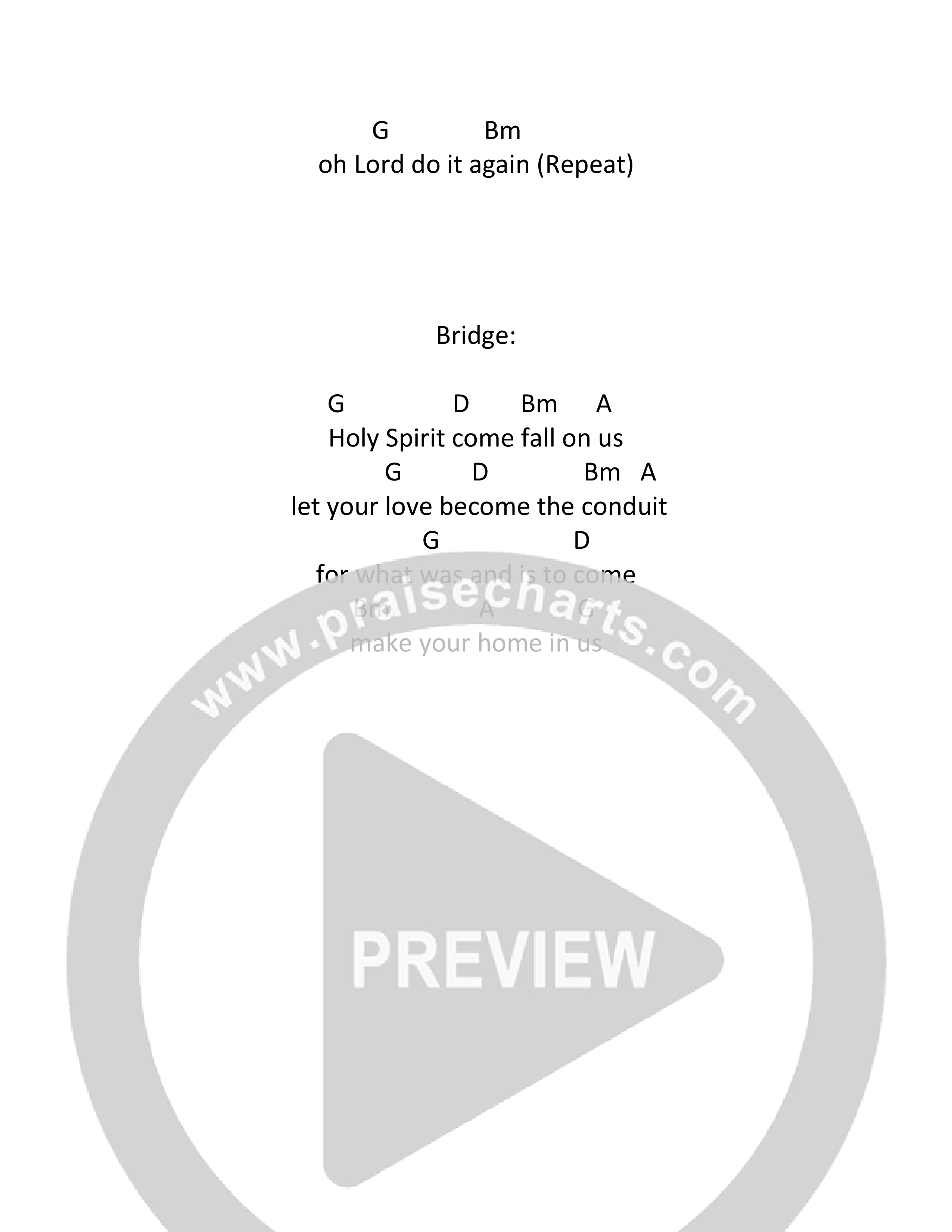 Acts 2 Chord Chart (Brigitte Donoho)