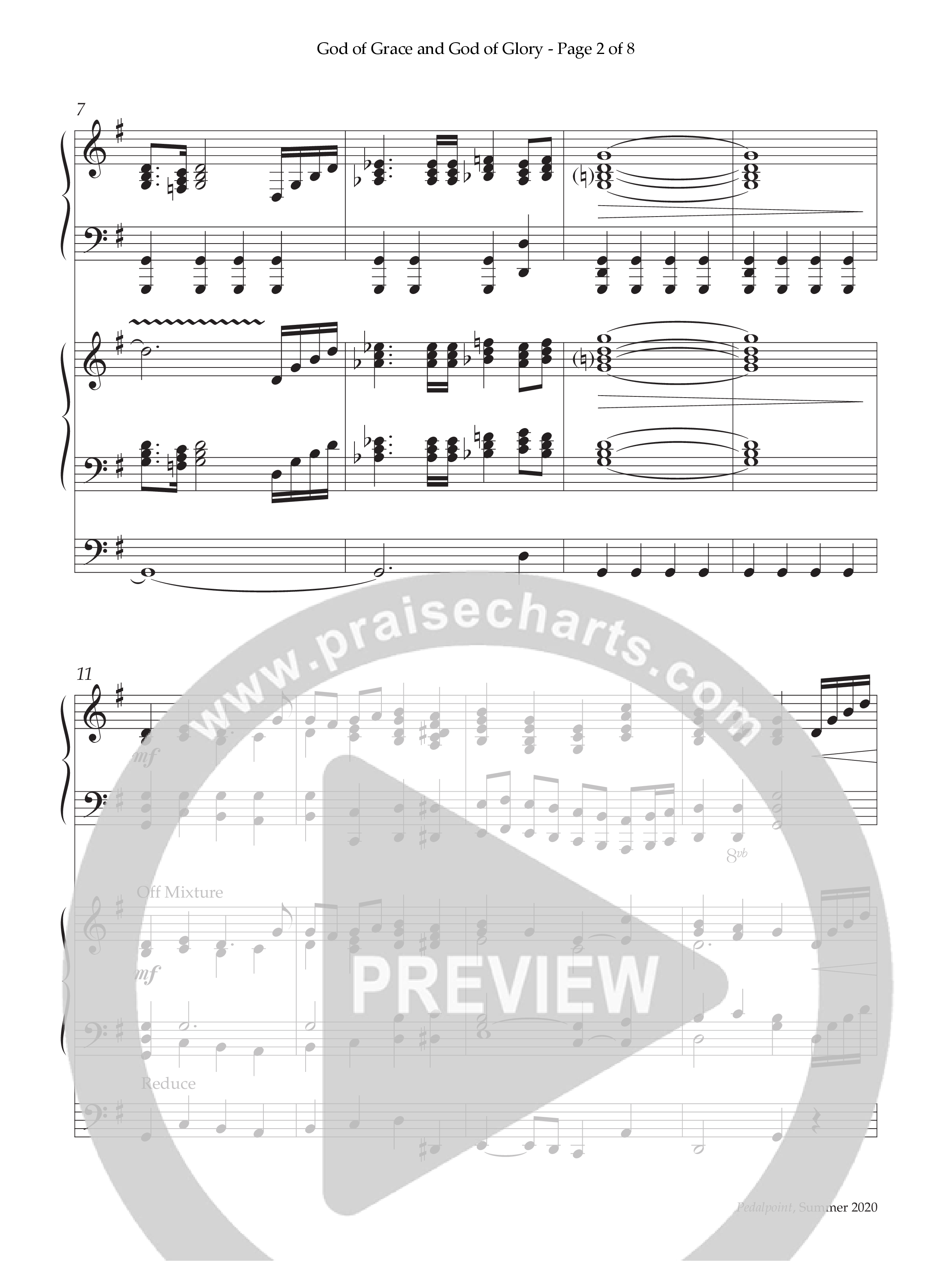 God Of Grace And God Of Glory (Instrumental) Piano-Organ (Lifeway Worship / Arr. Don Phillips)