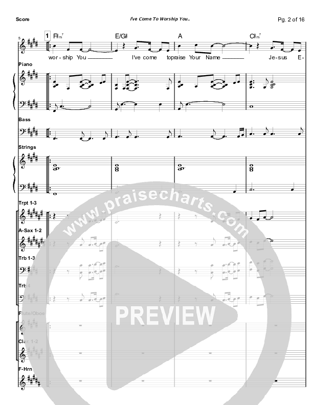 I've Come To Worship You Praise Band (Mark Cole)