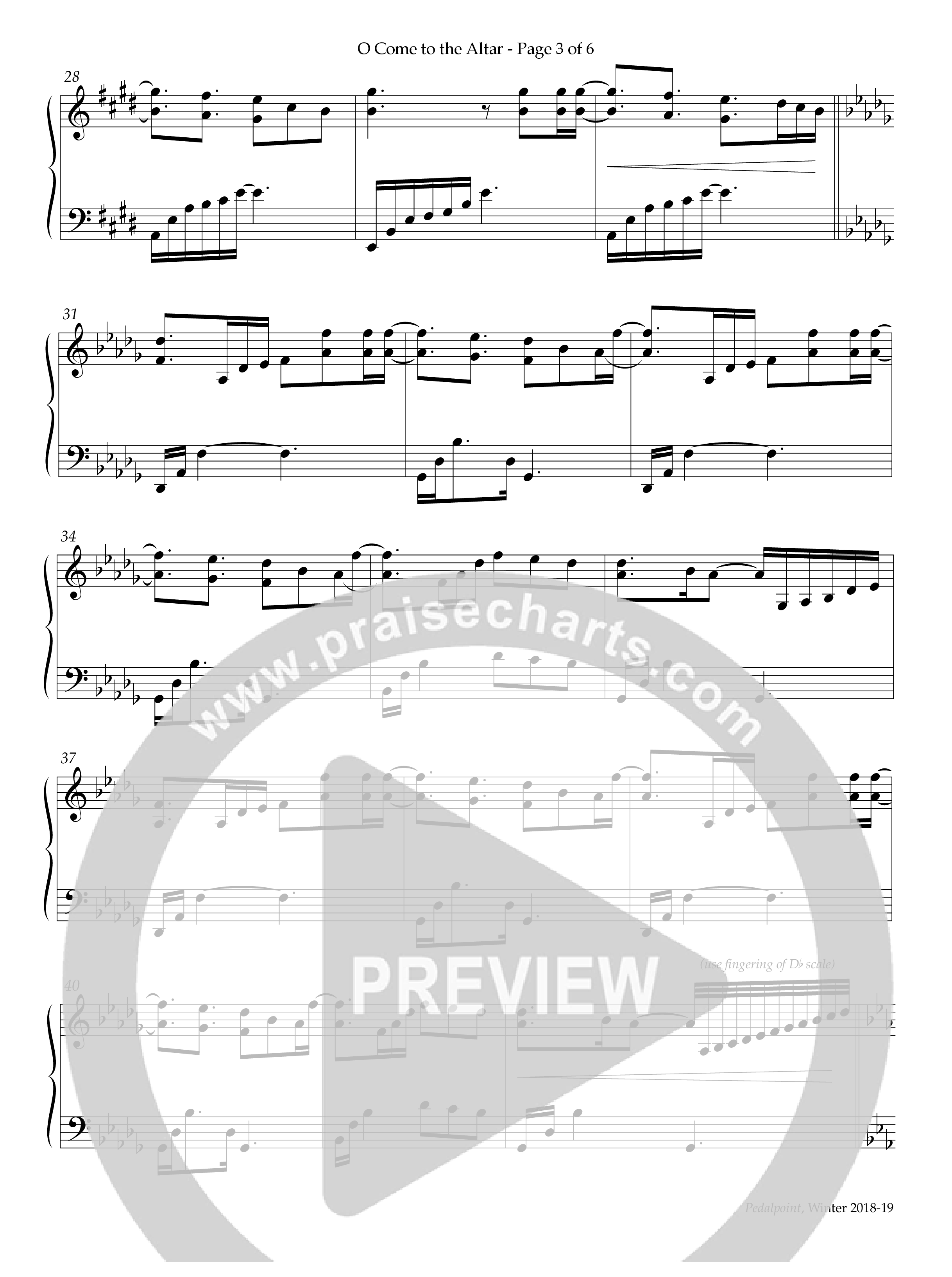 O Come To The Altar (Instrumental) Piano Solo (Lifeway Worship / Arr. Bill Wolaver)