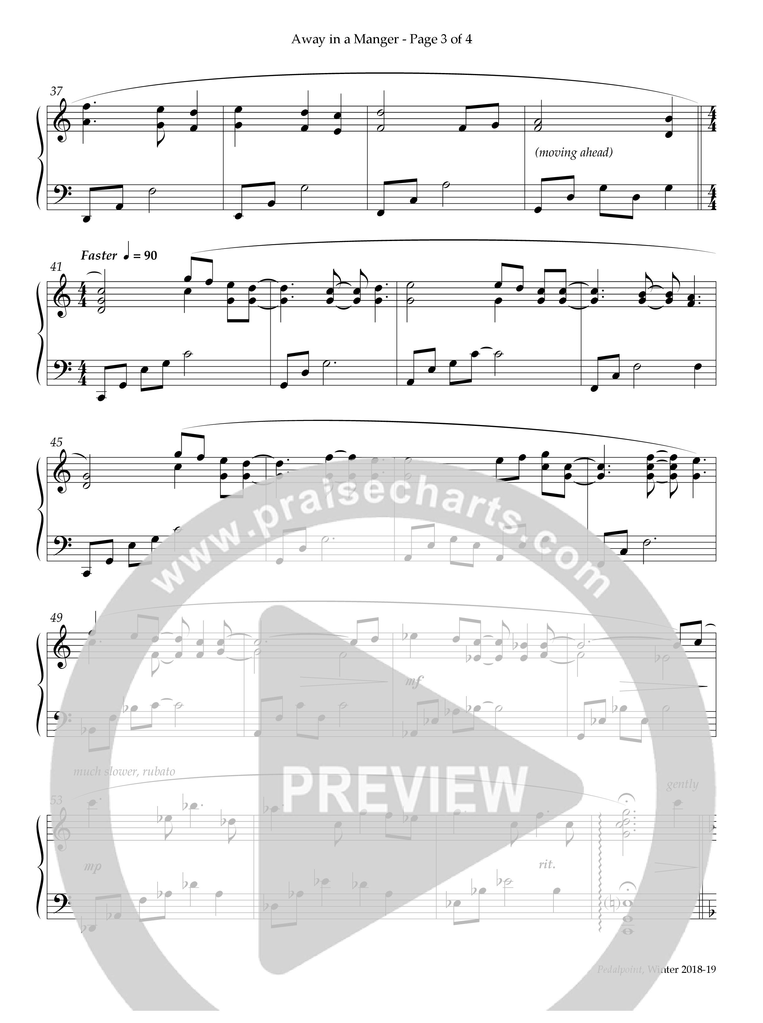 Away In A Manger (Instrumental) Piano Solo (Lifeway Worship / Arr. Richard Kingsmore)