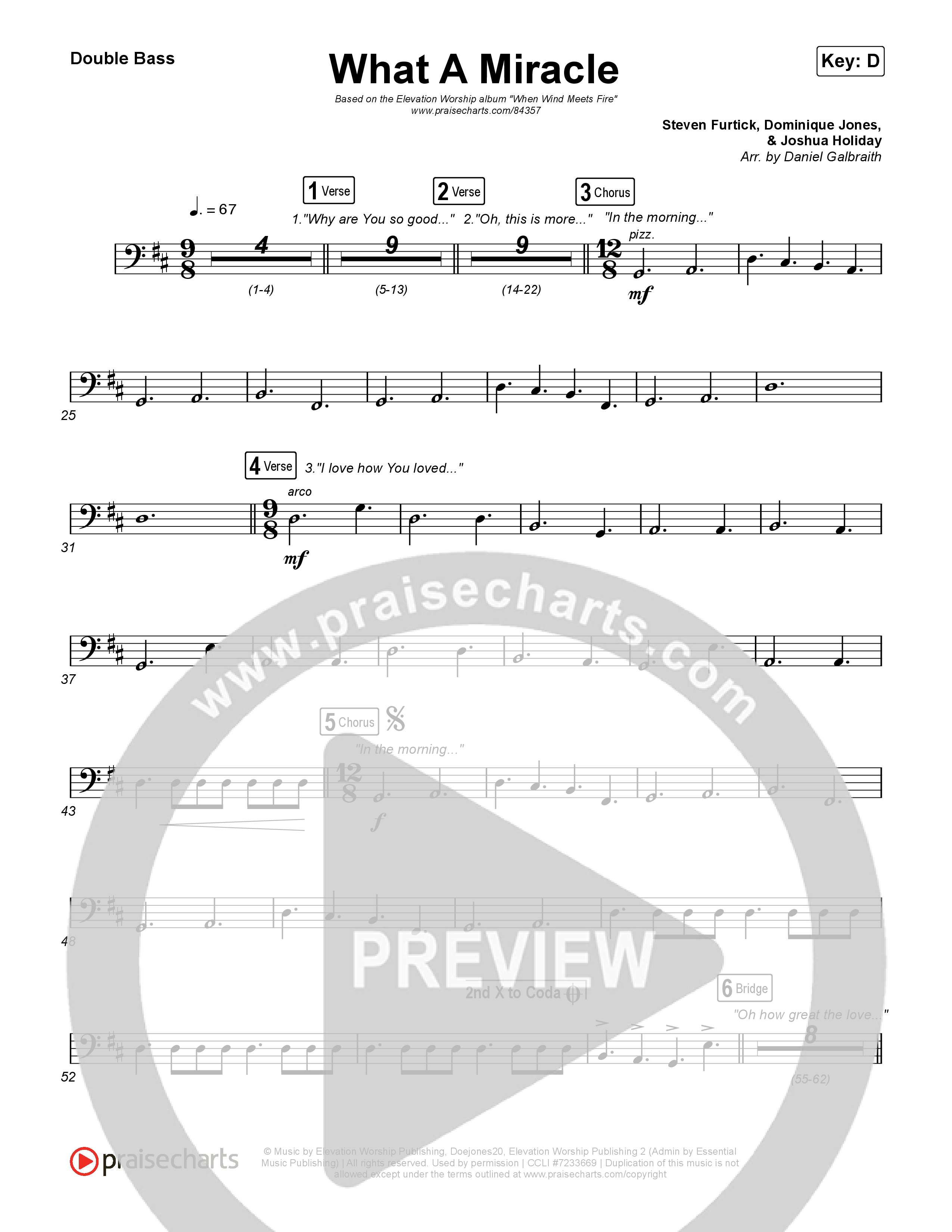 What A Miracle String Bass (Elevation Worship / Chris Brown / Leeland Mooring)