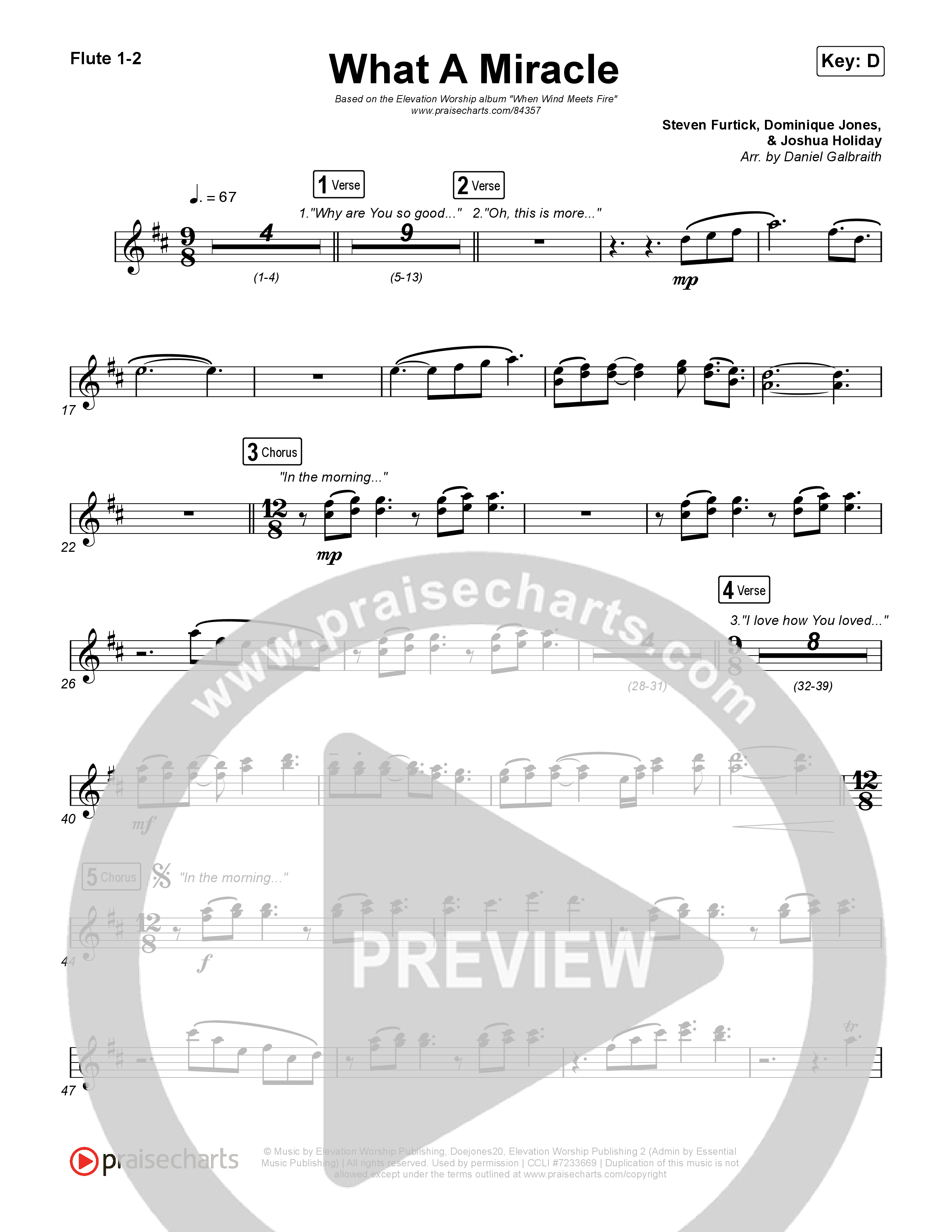 What A Miracle Wind Pack (Elevation Worship / Chris Brown / Leeland Mooring)