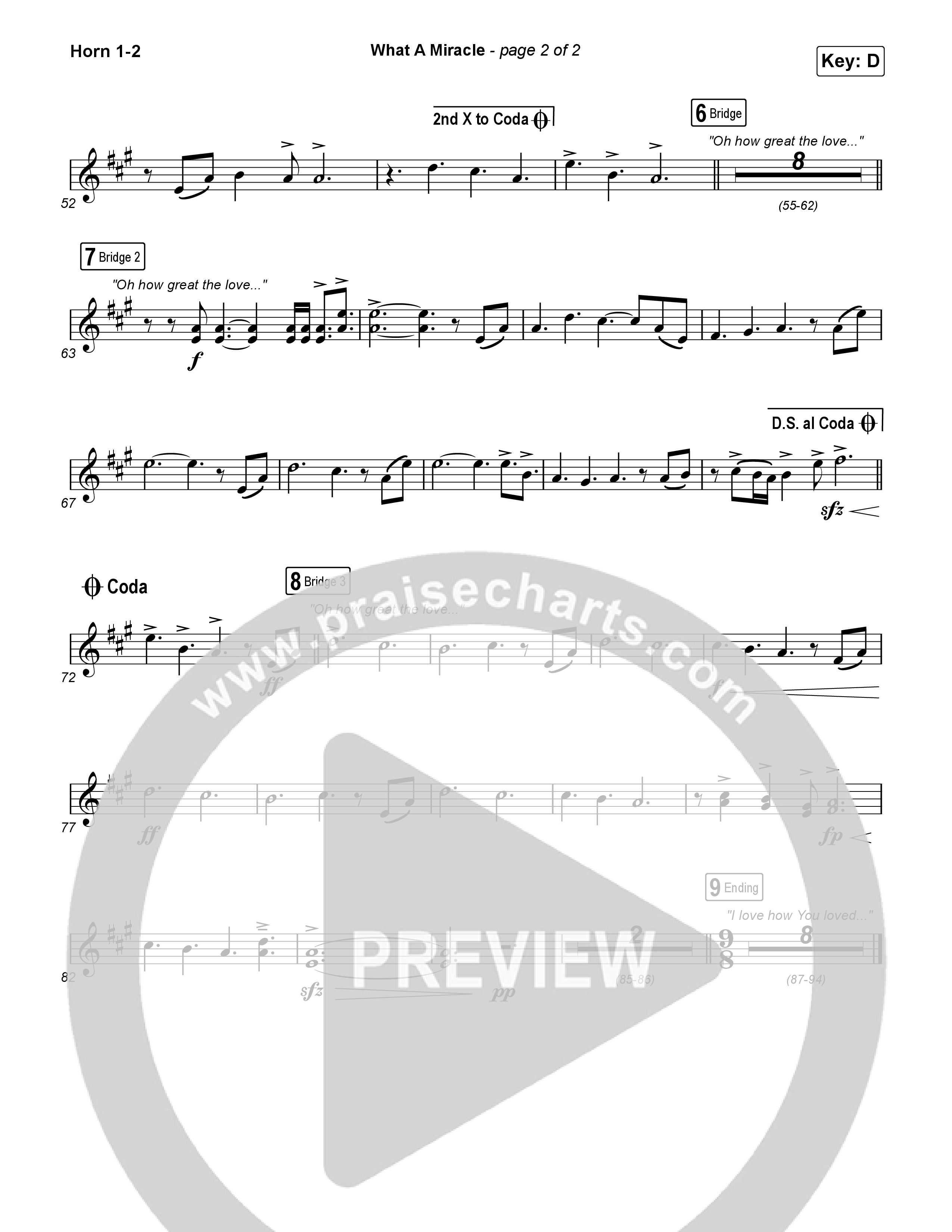 What A Miracle Brass Pack (Elevation Worship / Chris Brown / Leeland Mooring)