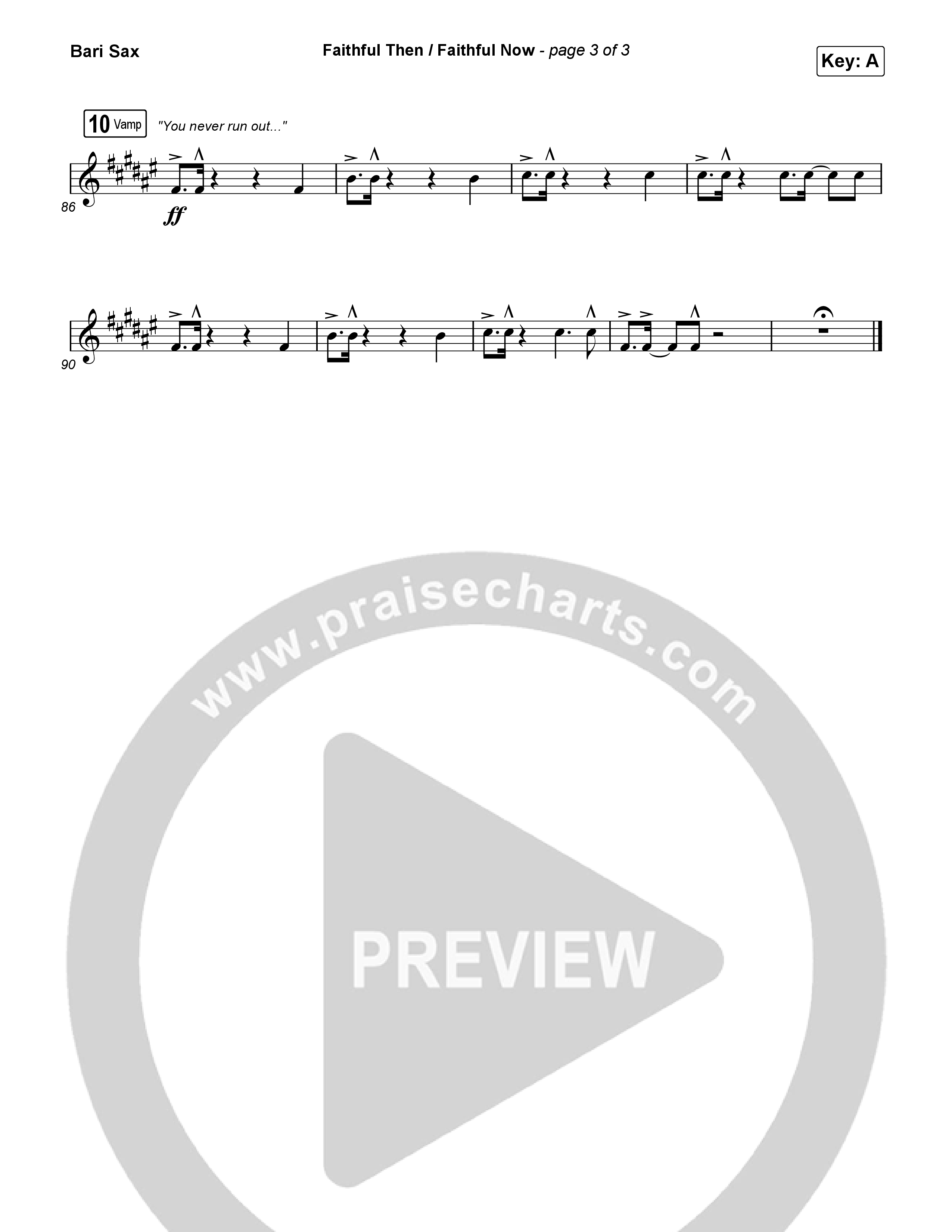 Faithful Then / Faithful Now Bari Sax (Elevation Worship / Chris Brown)