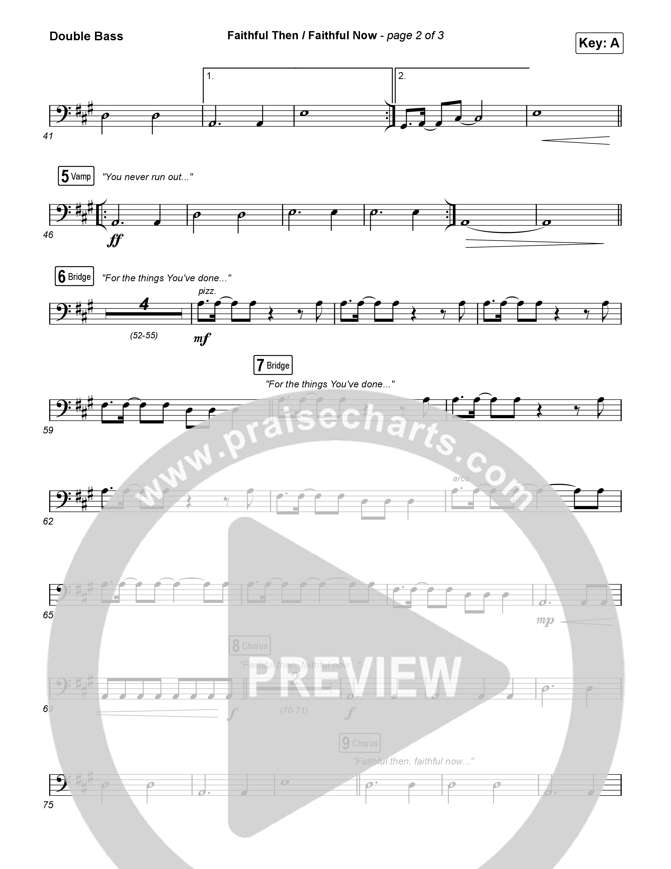 Faithful Then / Faithful Now String Bass (Elevation Worship / Chris Brown)