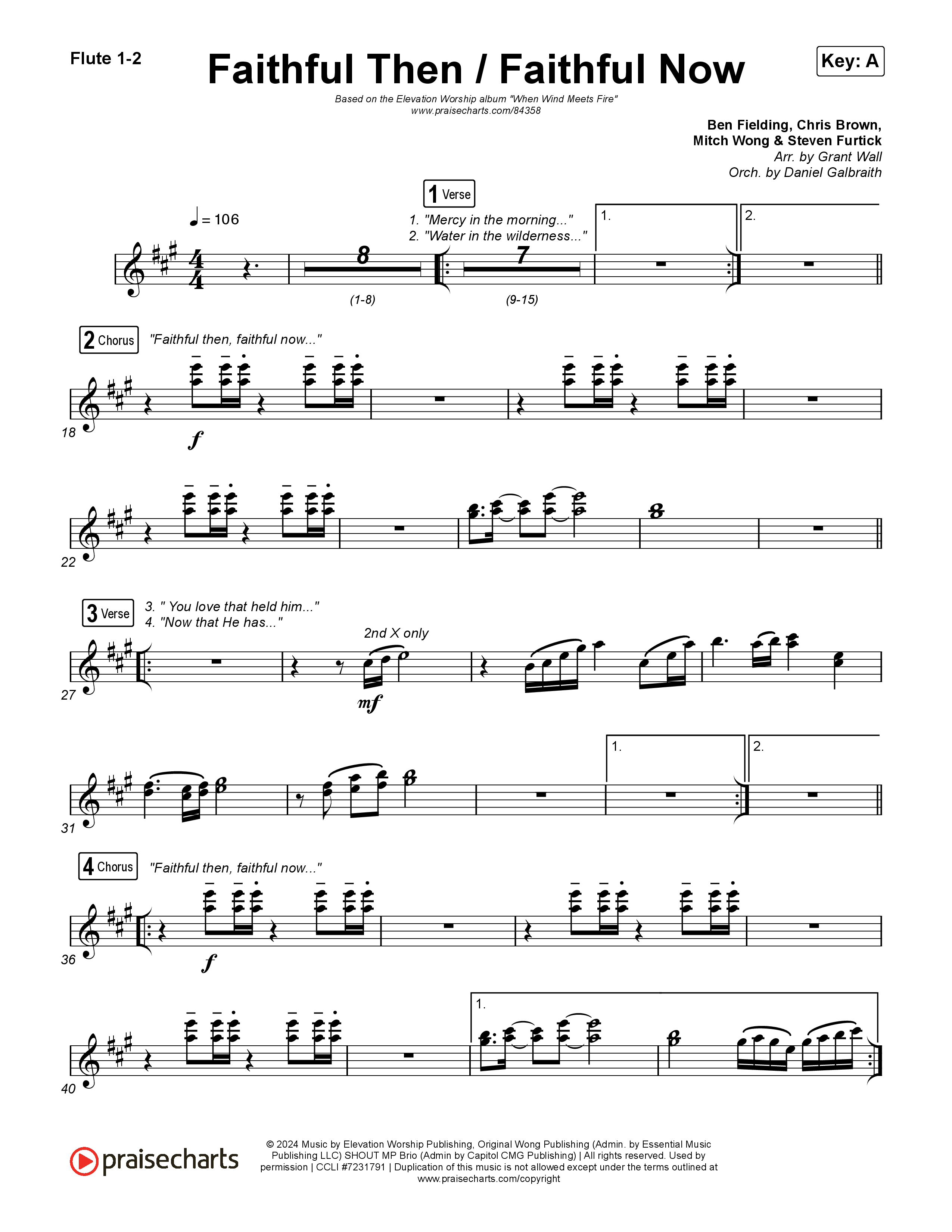 Faithful Then / Faithful Now Wind Pack (Elevation Worship / Chris Brown)