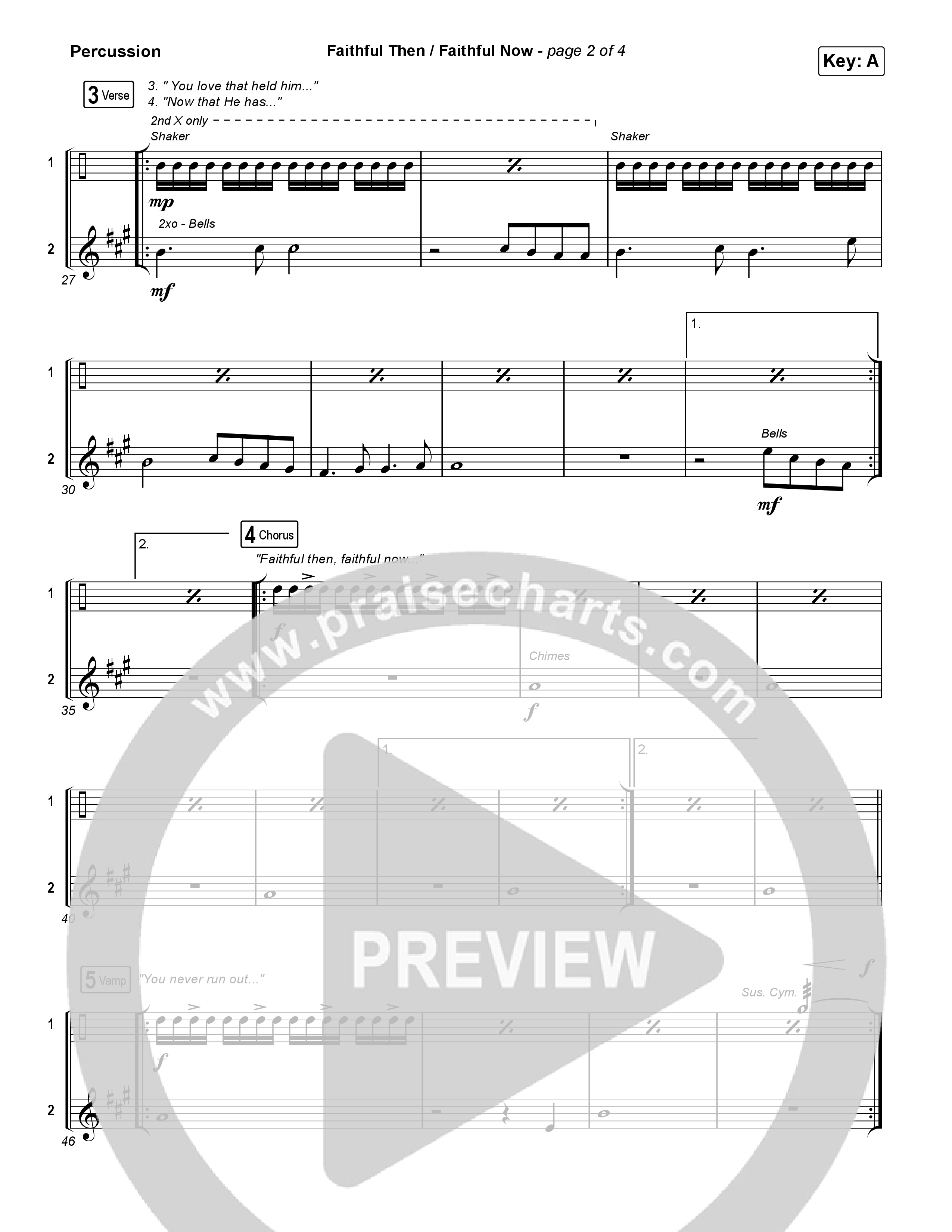 Faithful Then / Faithful Now Percussion (Elevation Worship / Chris Brown)