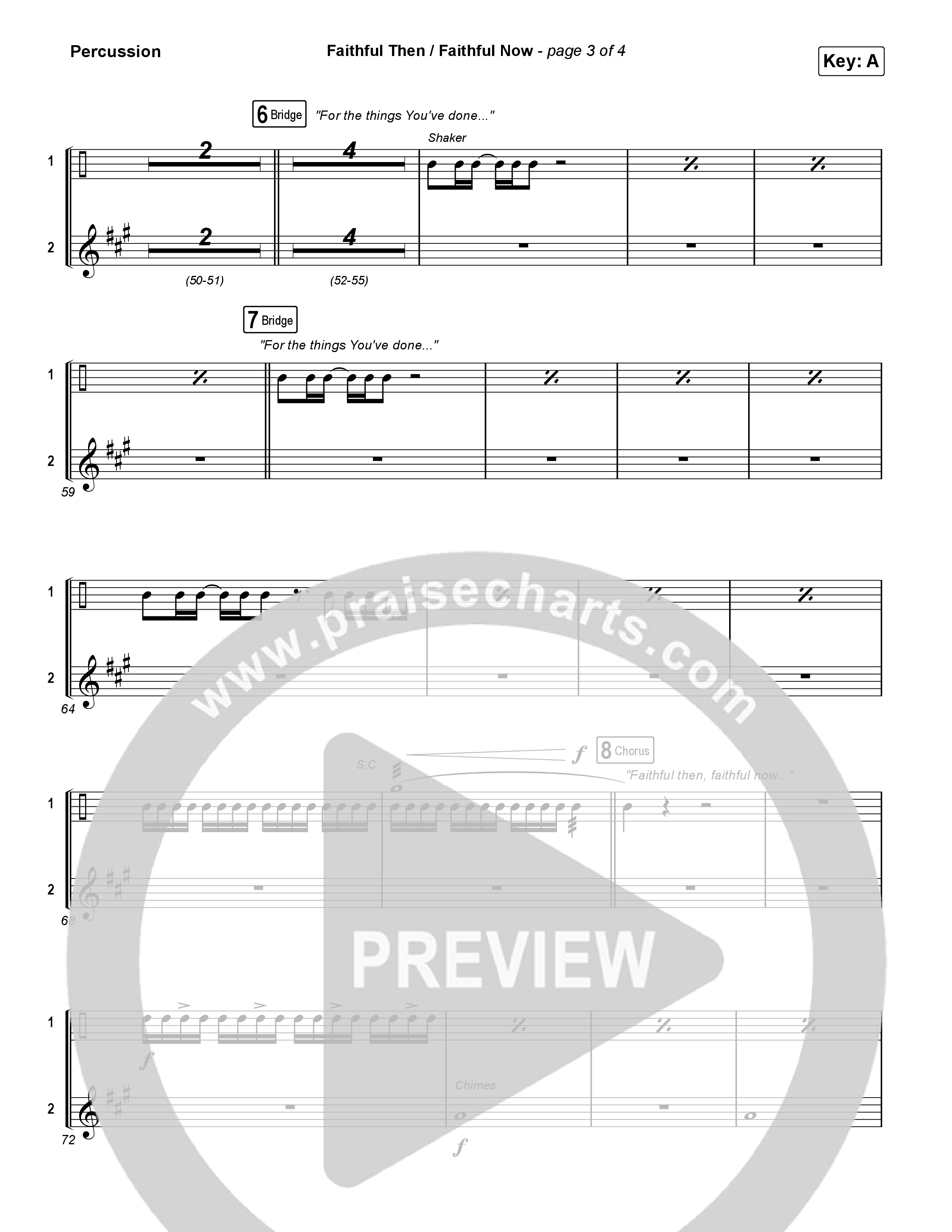 Faithful Then / Faithful Now Percussion (Elevation Worship / Chris Brown)