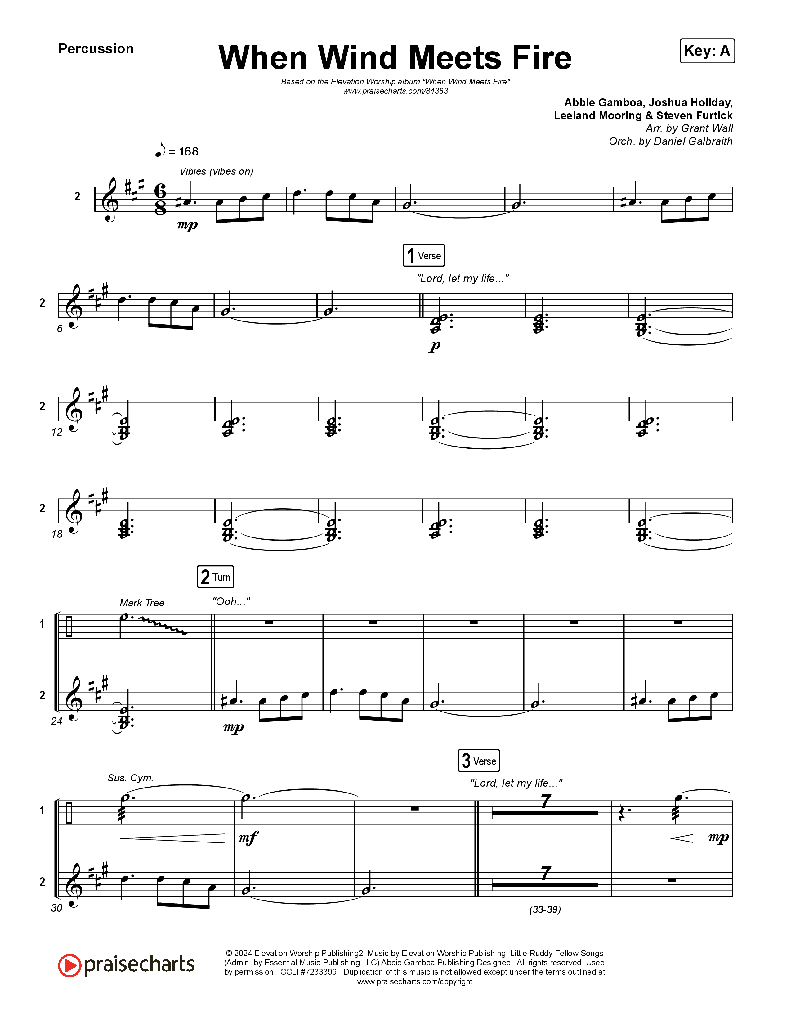 When Wind Meets Fire Percussion (Elevation Worship / Chris Brown / Tiffany Hudson)