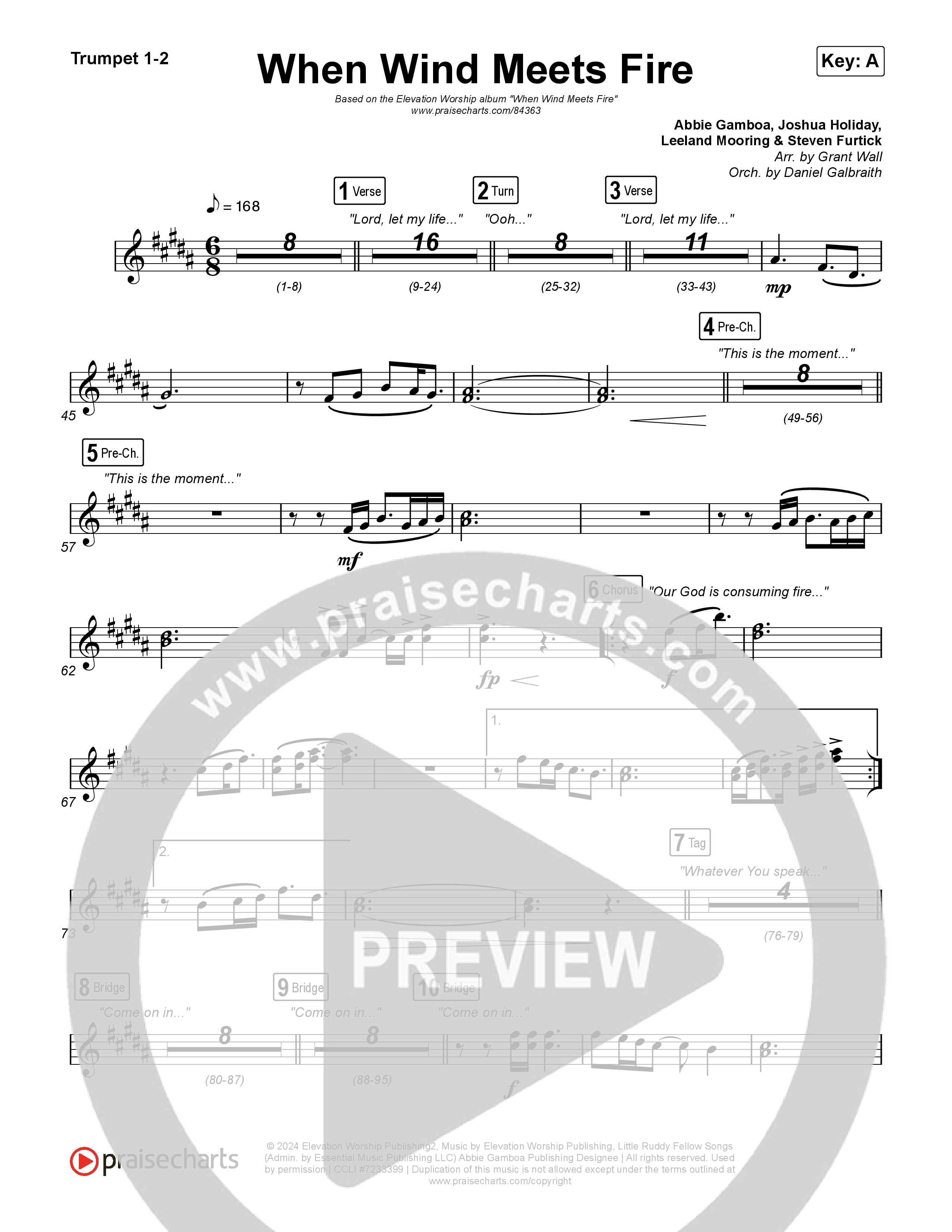 When Wind Meets Fire Brass Pack (Elevation Worship / Chris Brown / Tiffany Hudson)