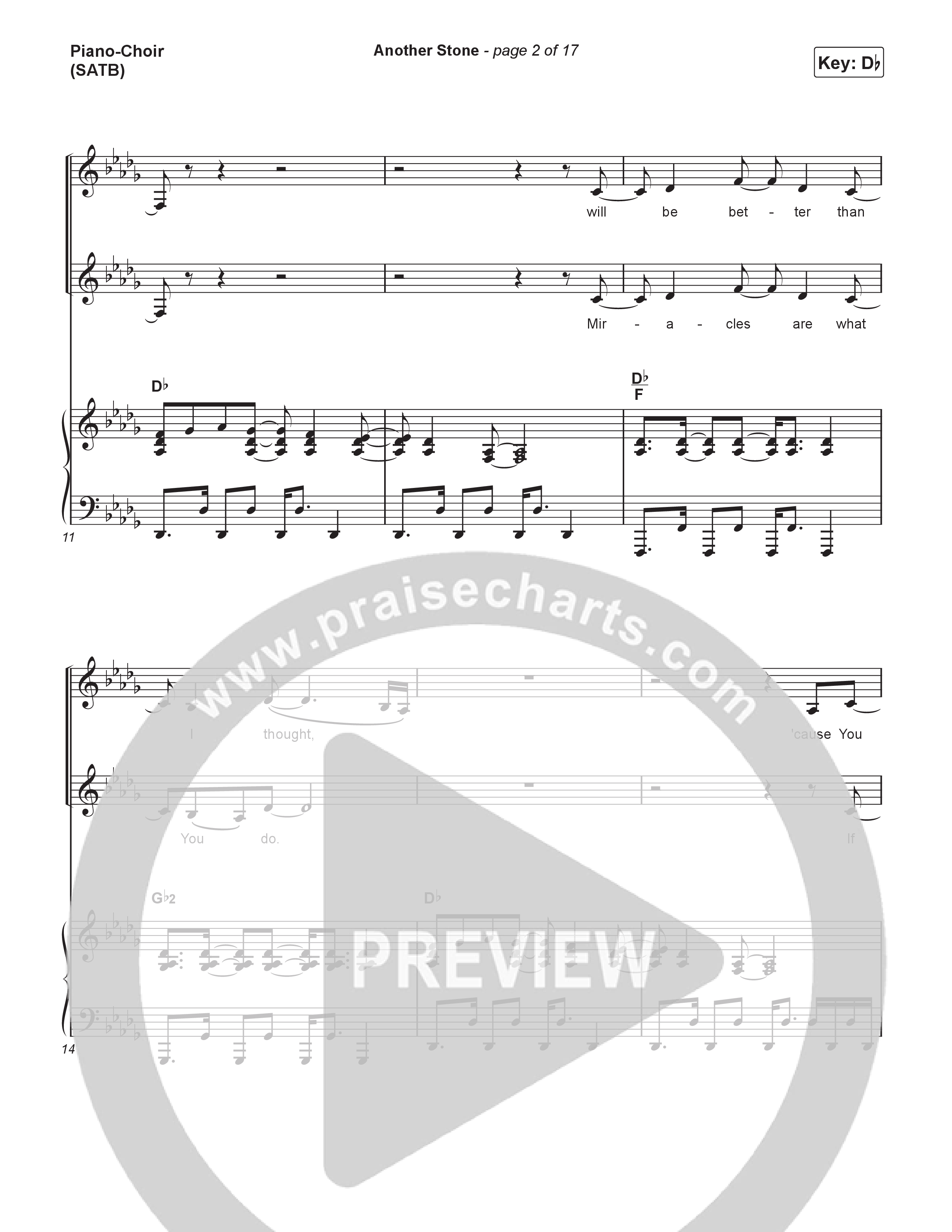 Another Stone Piano/Vocal Pack (Elevation Worship / Chris Brown / Chandler Moore)