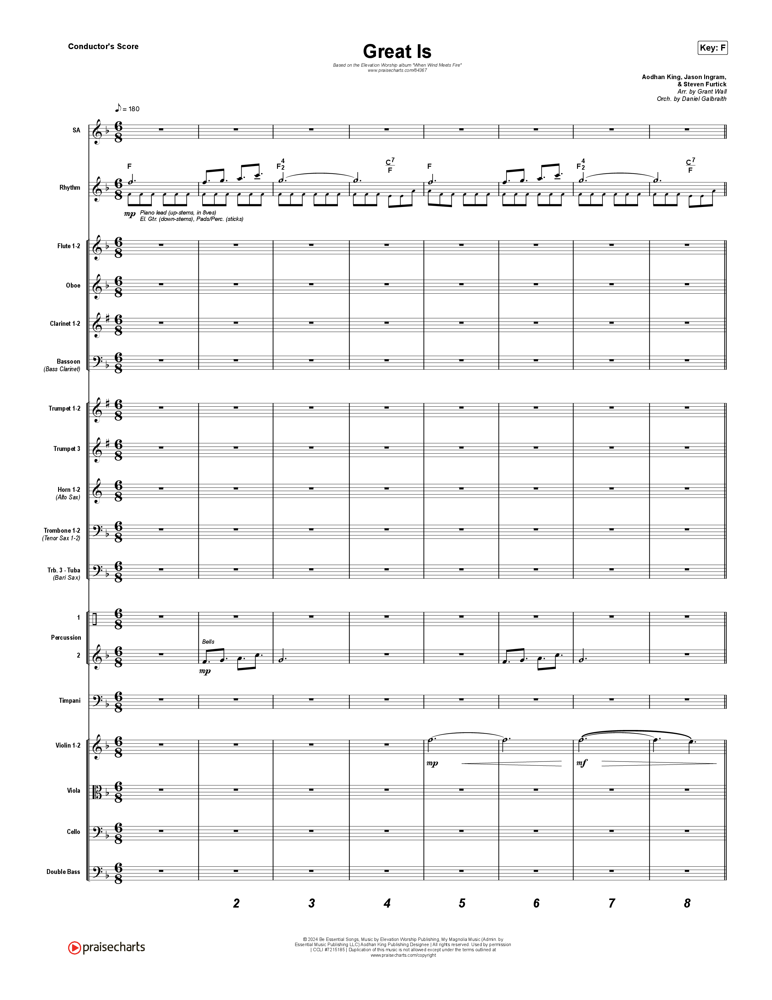 Great Is Orchestration (Elevation Worship / Jenna Barrientes)