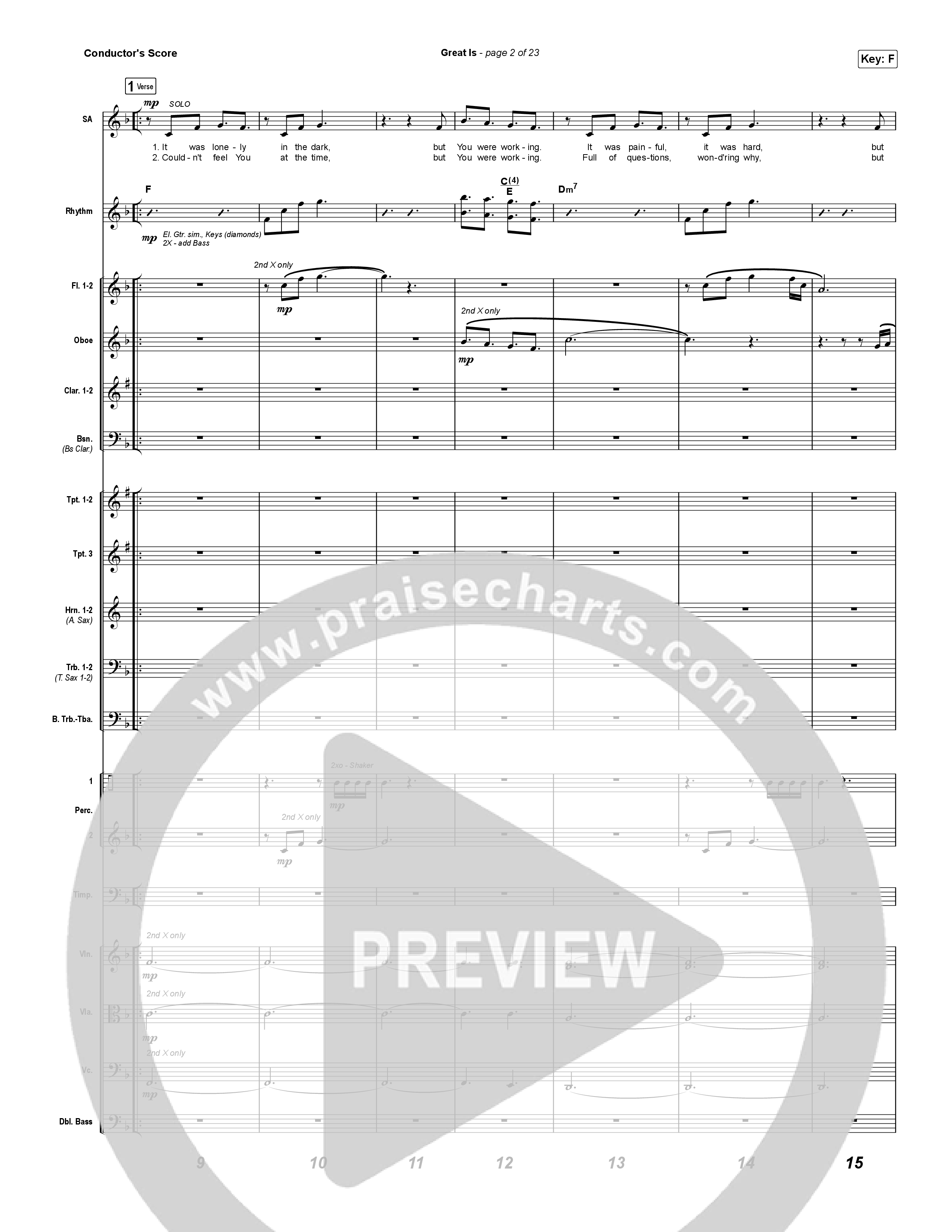 Great Is Orchestration (Elevation Worship / Jenna Barrientes)