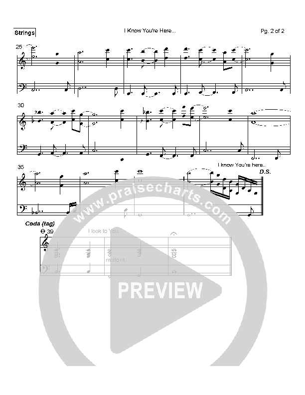 I Know You're Here Strings (Mark Cole)