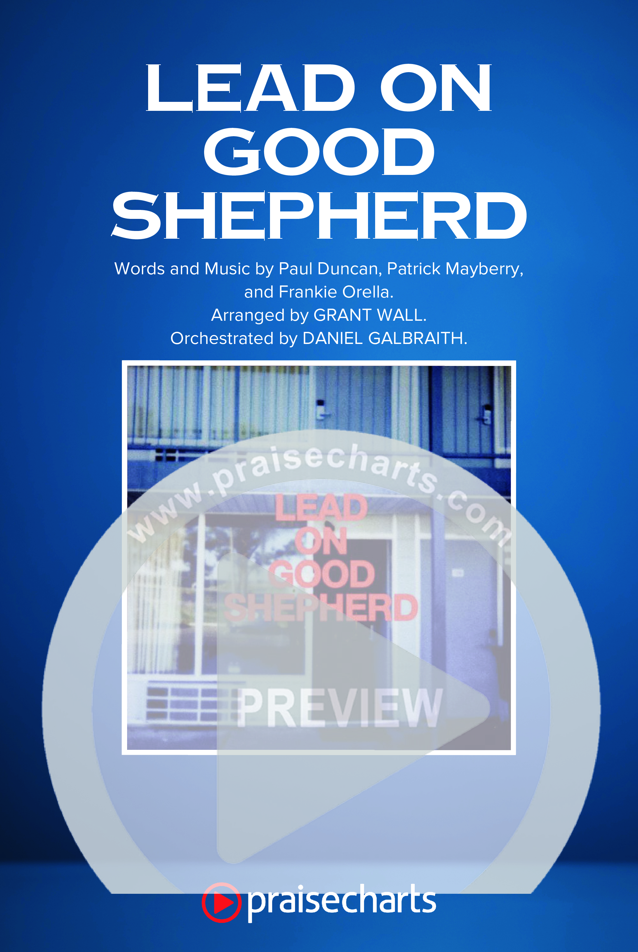 Lead On Good Shepherd (Worship Choir/SAB) Octavo Cover Sheet (Patrick Mayberry / Crowder / Arr. Luke Gambill)