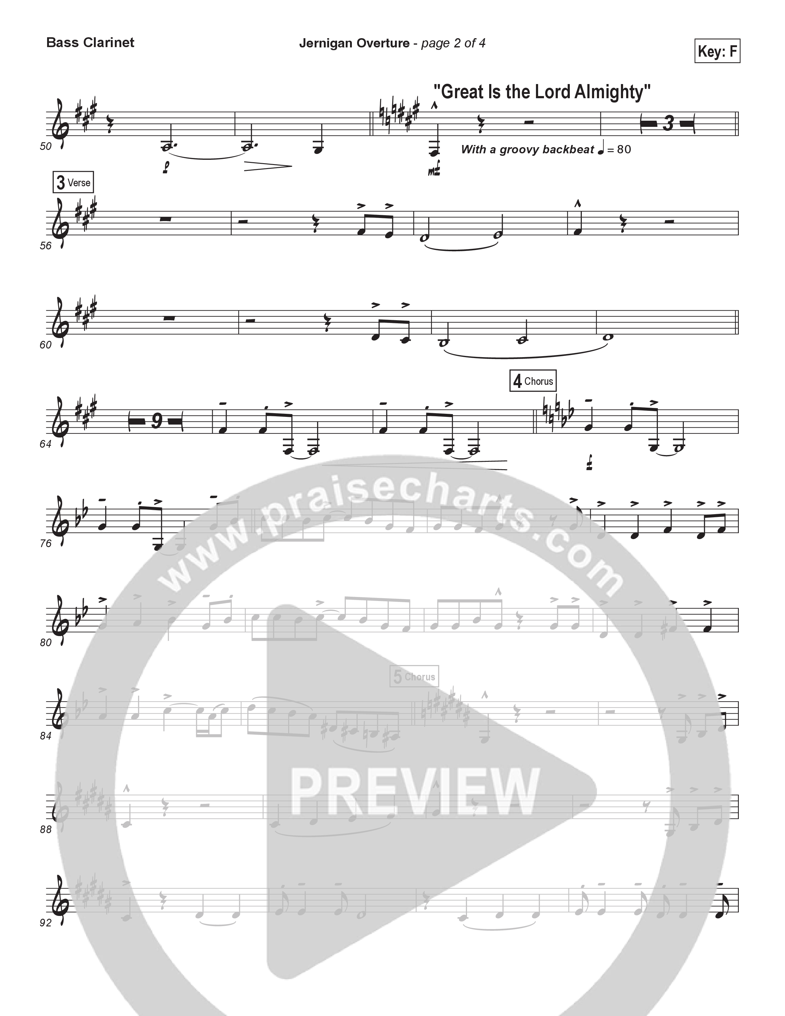 Jernigan Overture Bass Clarinet (Brad Henderson)