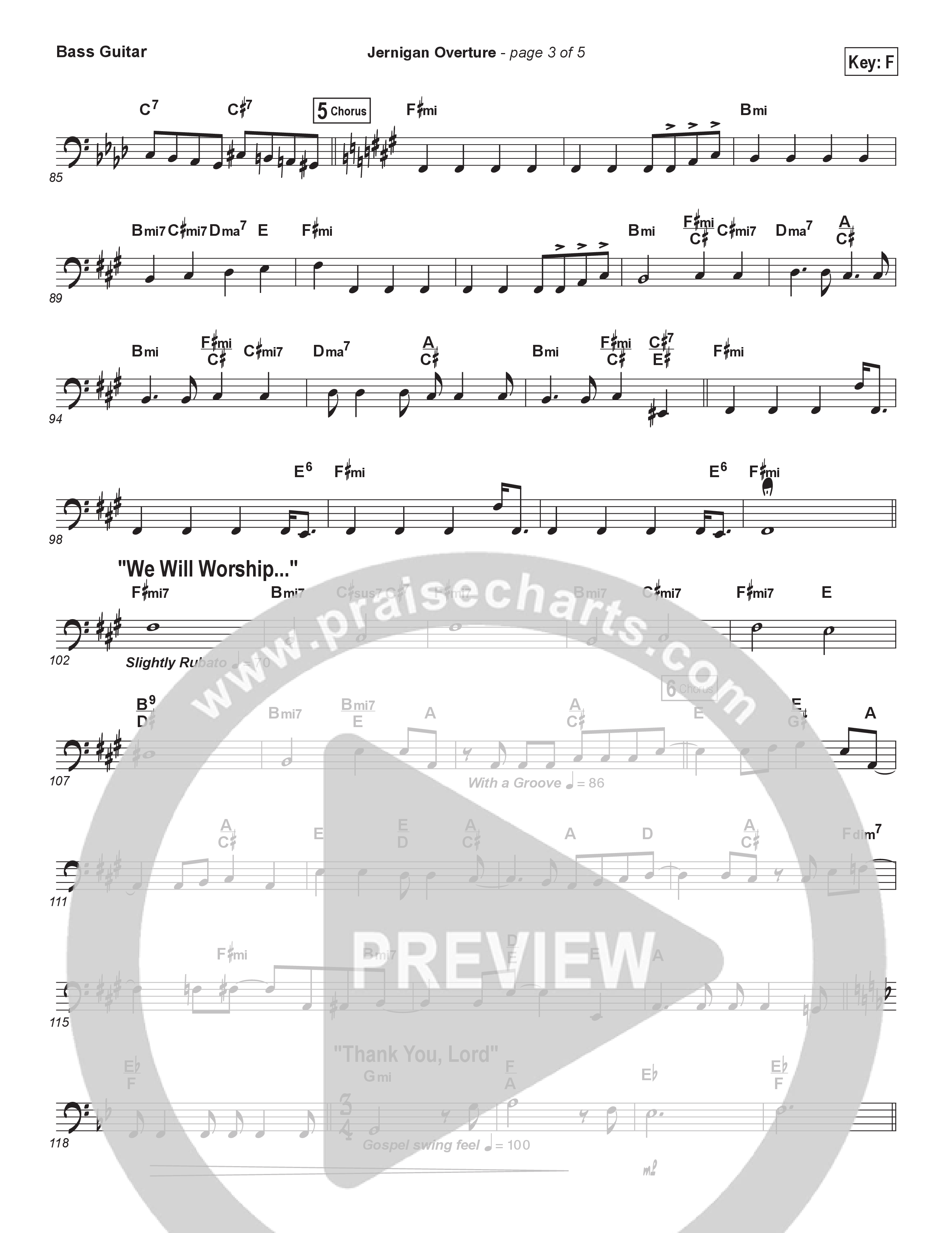 Jernigan Overture Bass Guitar (Brad Henderson)