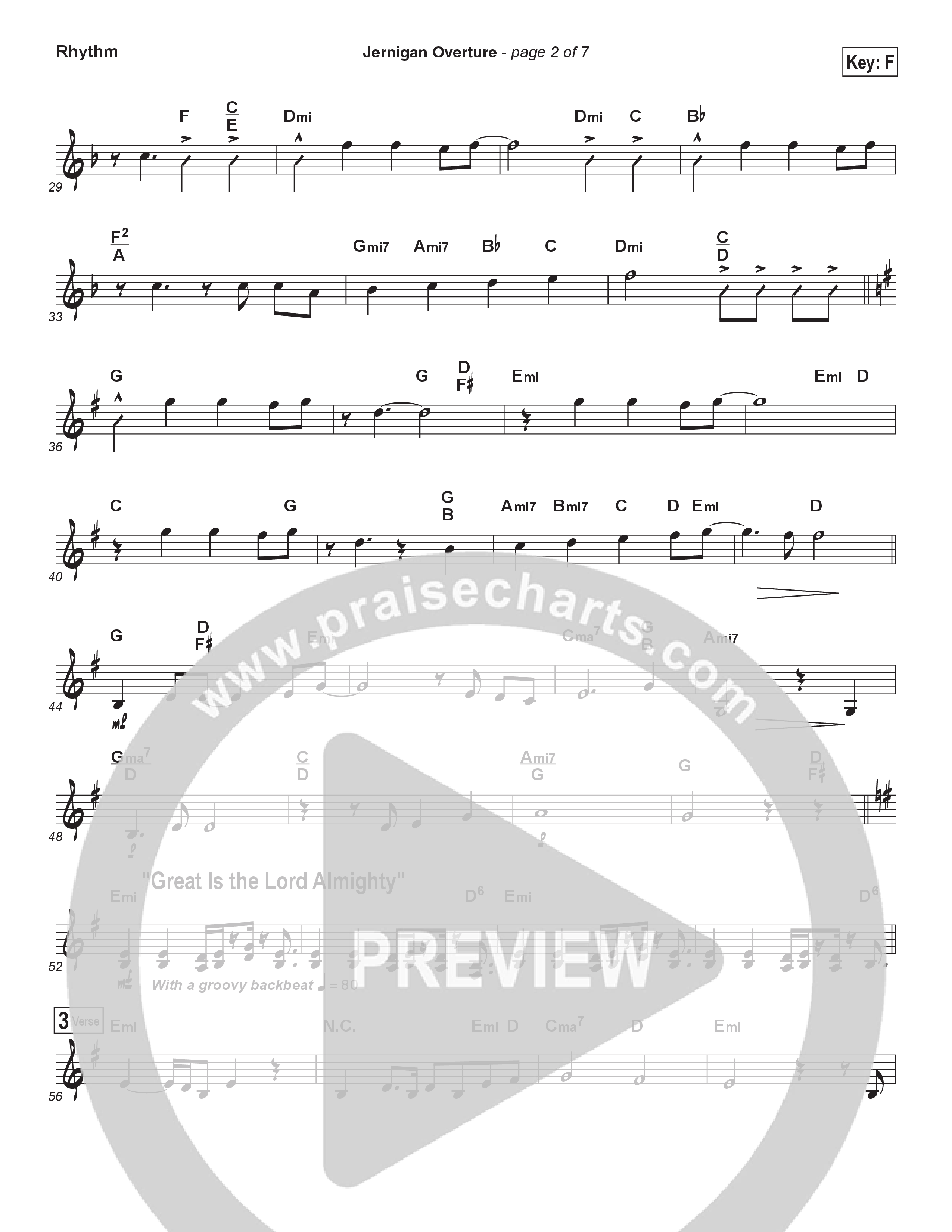 Jernigan Overture Rhythm Chart (Brad Henderson)